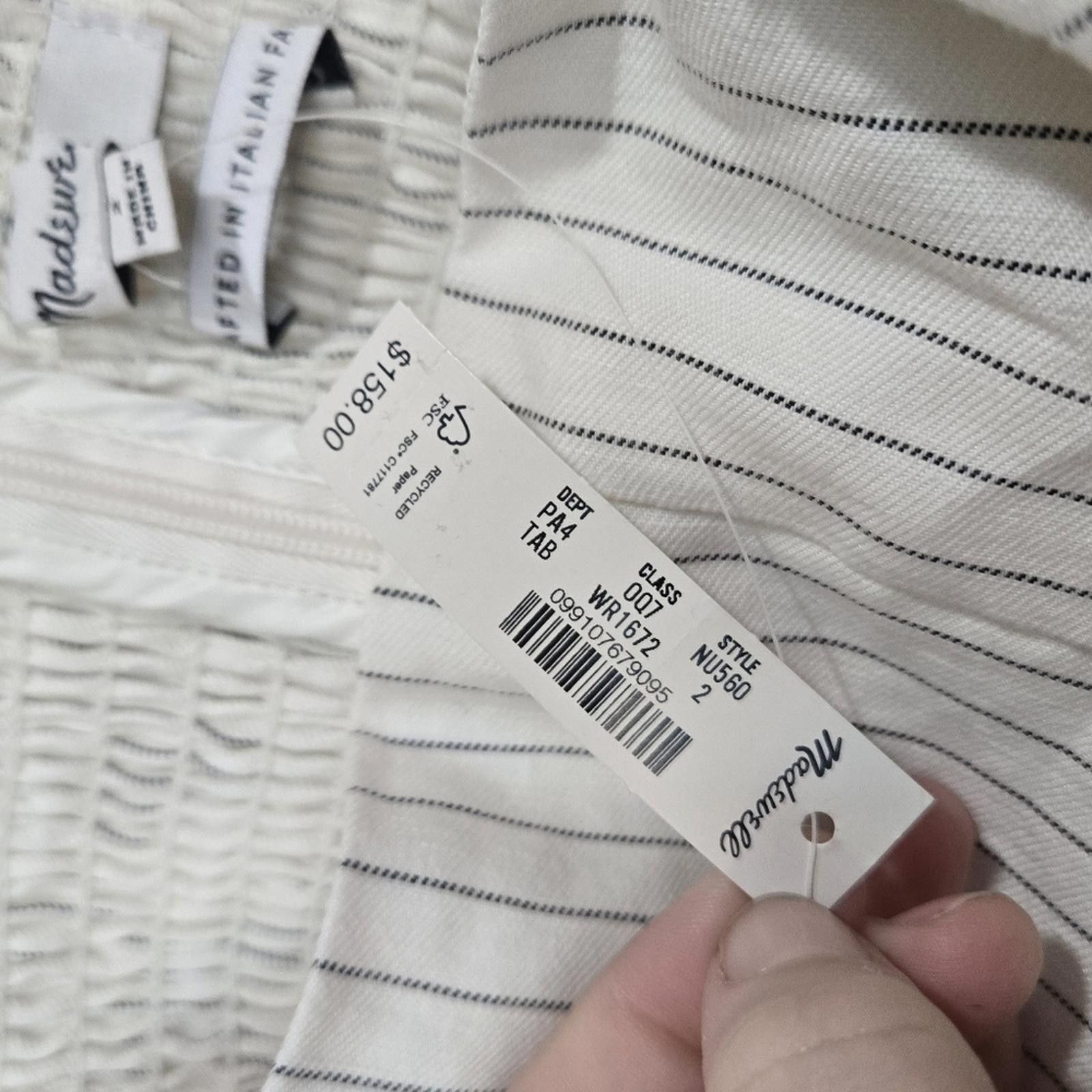 Madewell Madewell Sleeveless Square-Neck Pleated Romper Size 26" / US 2 / IT 38 - 5 Thumbnail