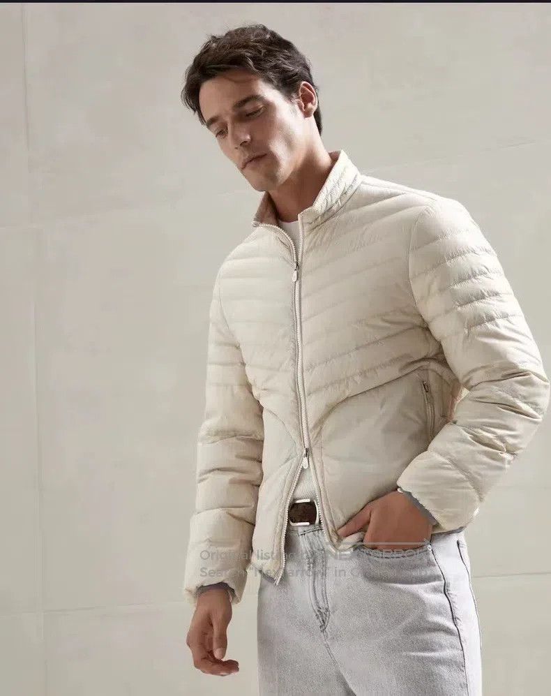 Brunello Cucinelli Brunello Cucinelli Classic Lightweight Goose Down Jacket Size US M / EU 48-50 / 2 - 1 Thumbnail