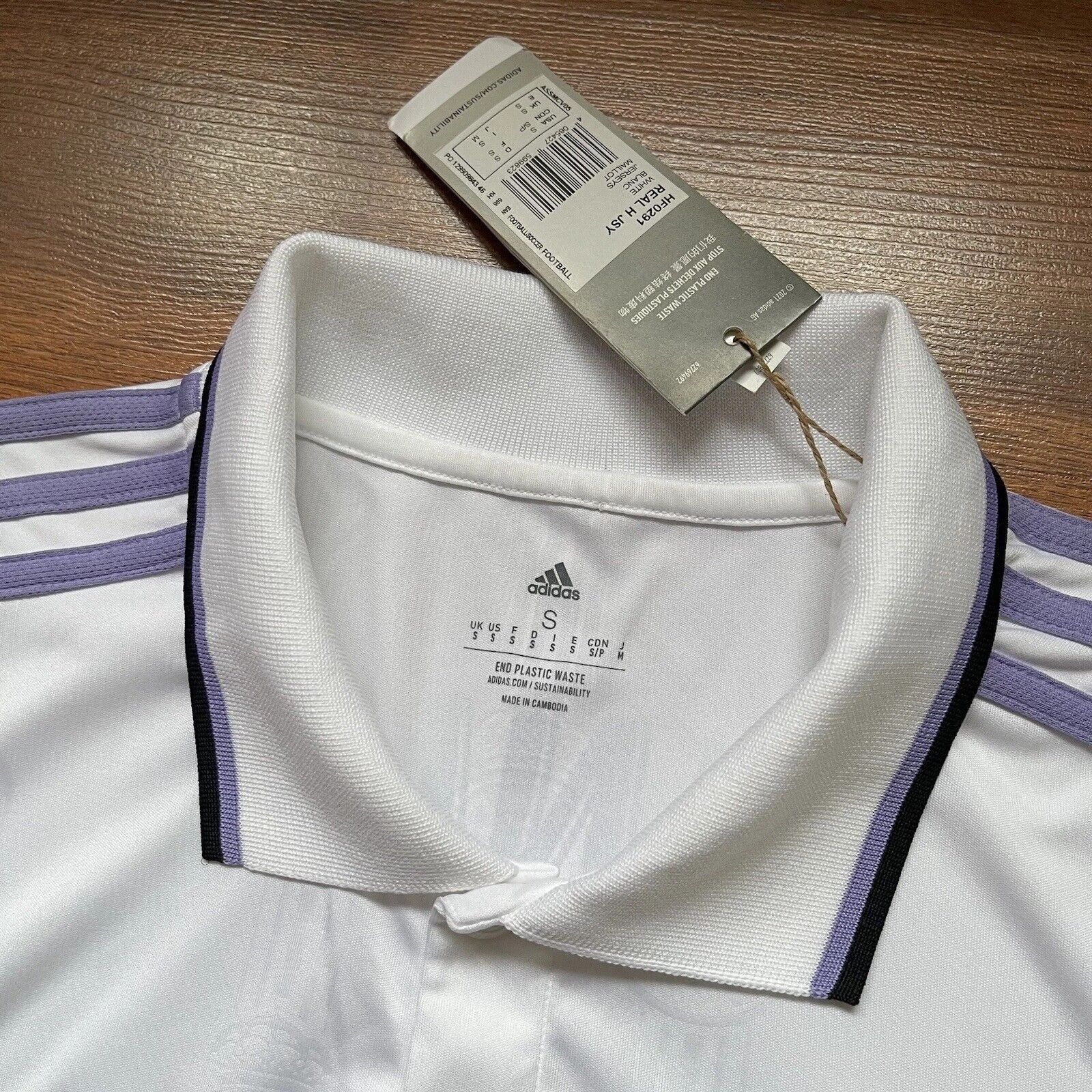 Adidas REAL MADRID ADIDAS 2022/2023 FOOTBALL HOME JERSEY #20 VINI Size US S / EU 44-46 / 1 - 6 Thumbnail