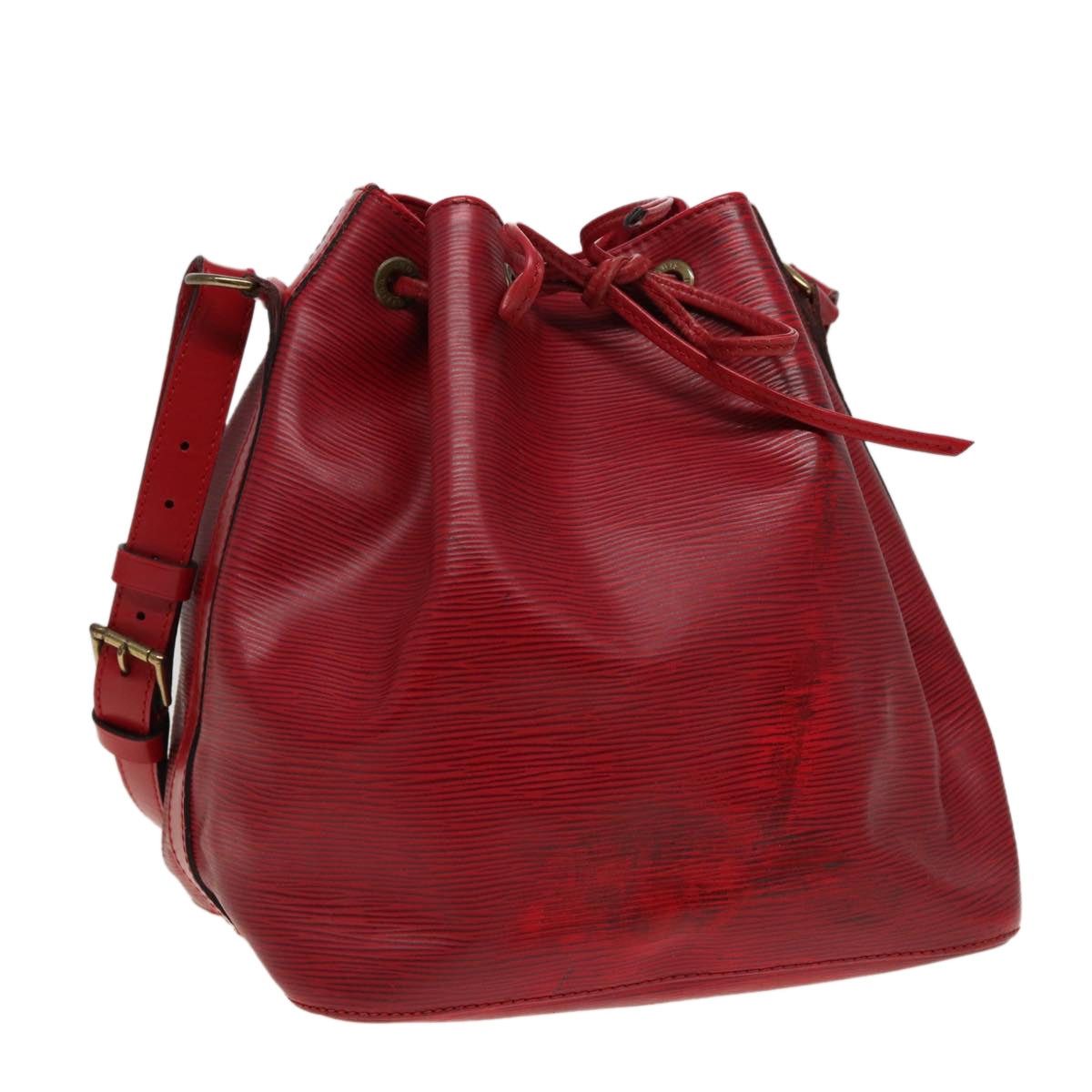 Louis Vuitton LOUIS VUITTON Epi Petit Noe Shoulder Bag Red M44107 Size ONE SIZE - 1 Thumbnail