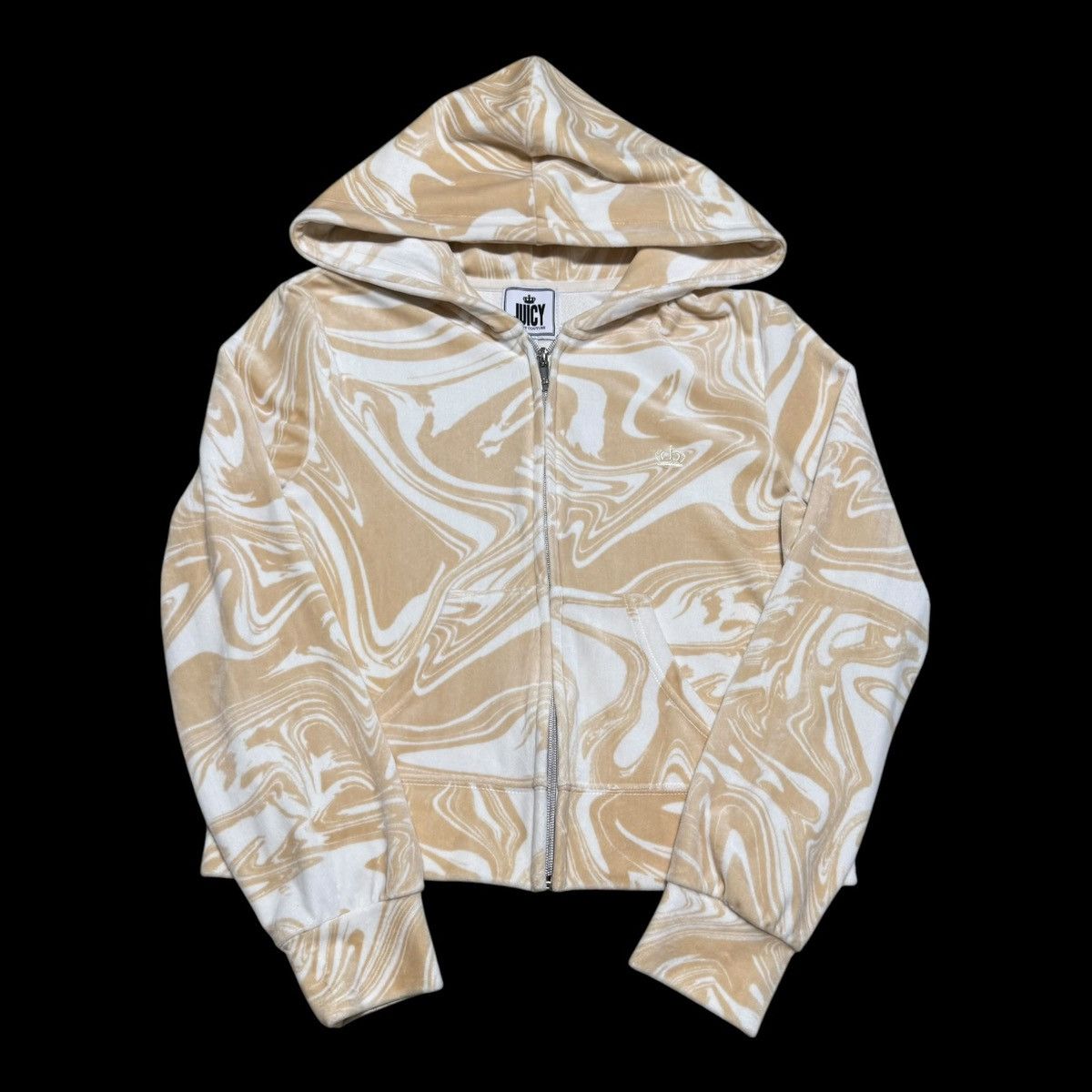 Juicy Couture Juicy Couture Beachwood Swirls Zip Hoodie Women’s Small Size S / US 4 / IT 40 - 1 Thumbnail