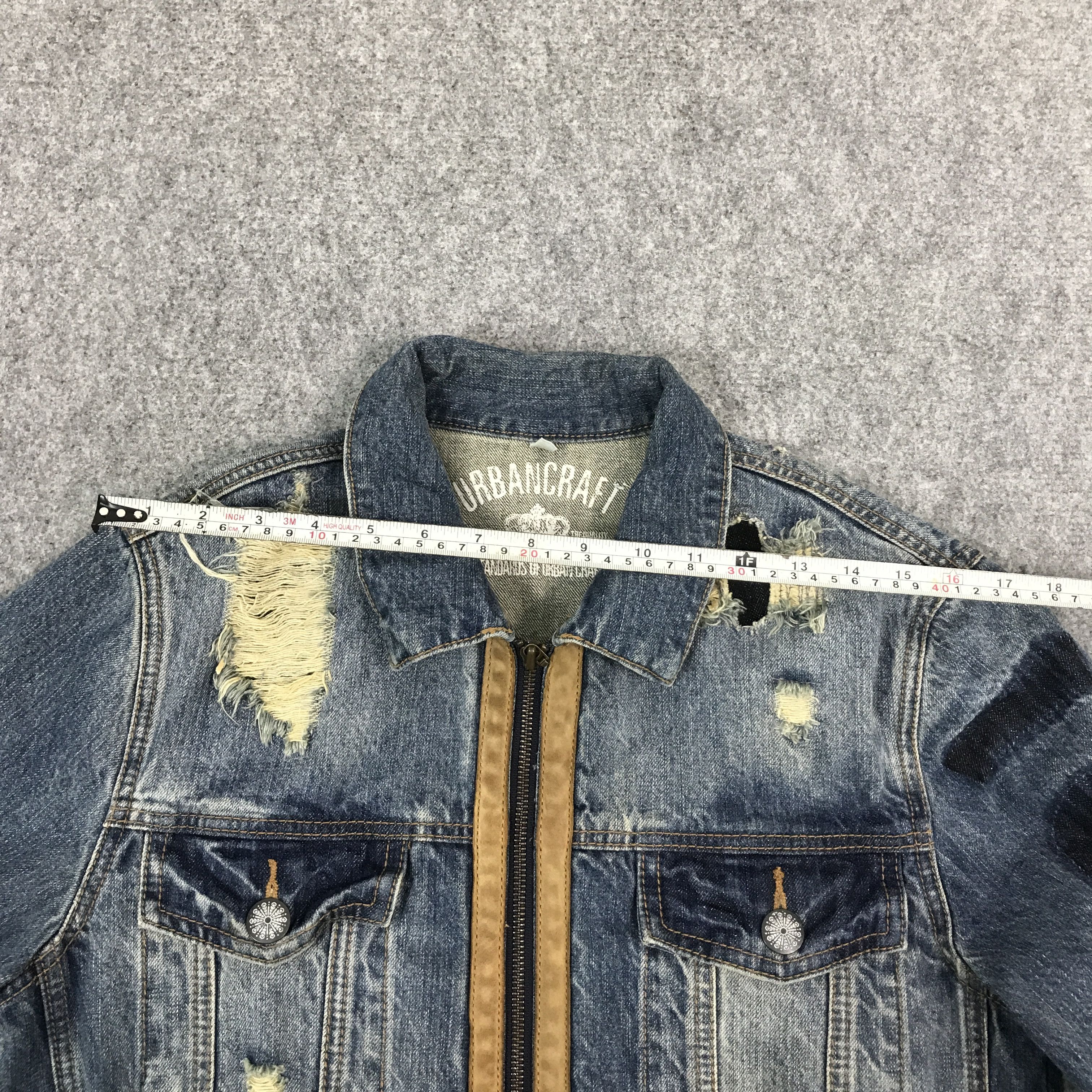 Japanese Brand URBANCRAFT DENIM ZIPPER JACKET Size US L / EU 52-54 / 3 - 10 Thumbnail