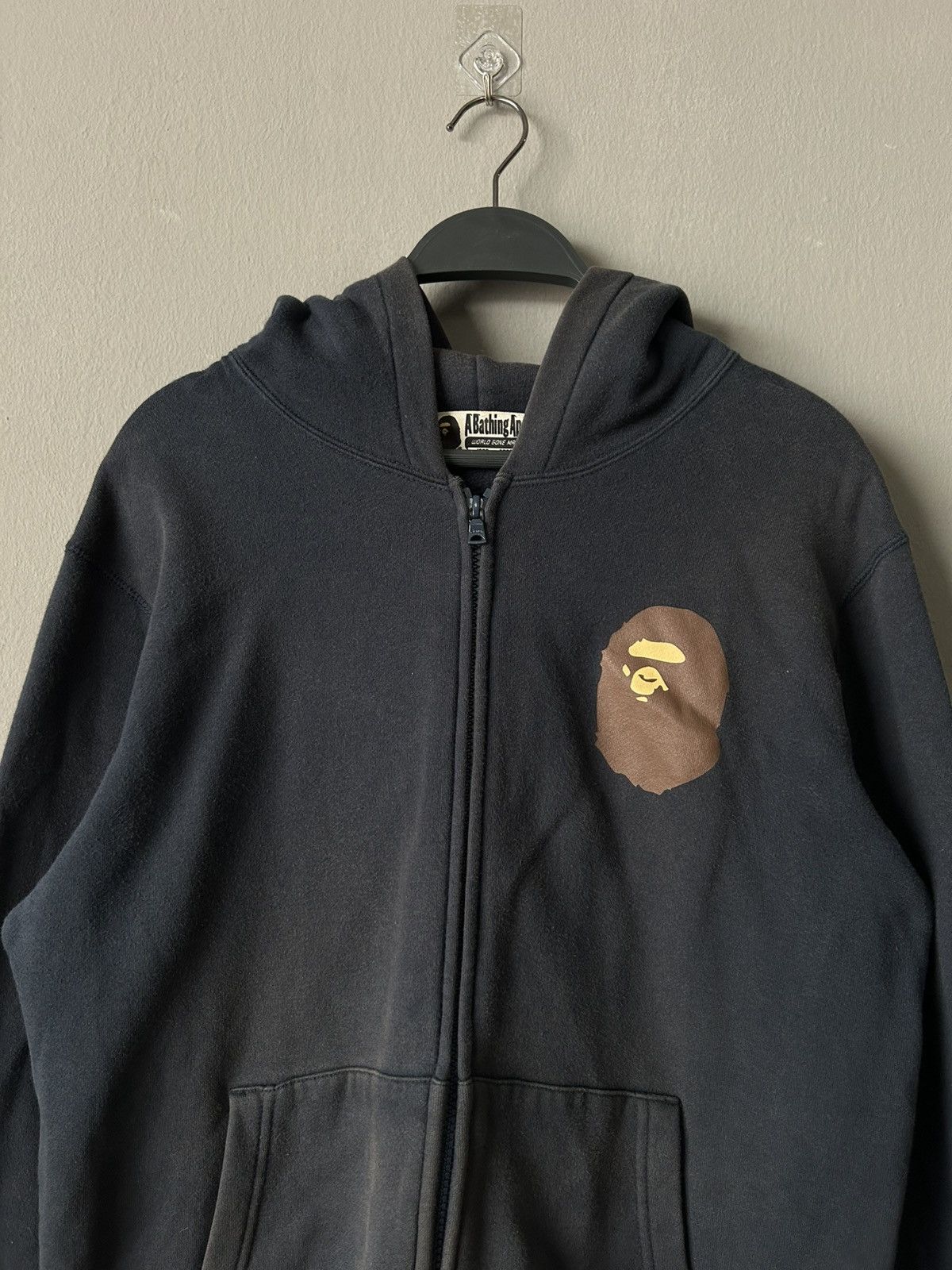 Bape Vintage Bape Logo Fading Hoodie Size US L / EU 52-54 / 3 - 3 Thumbnail