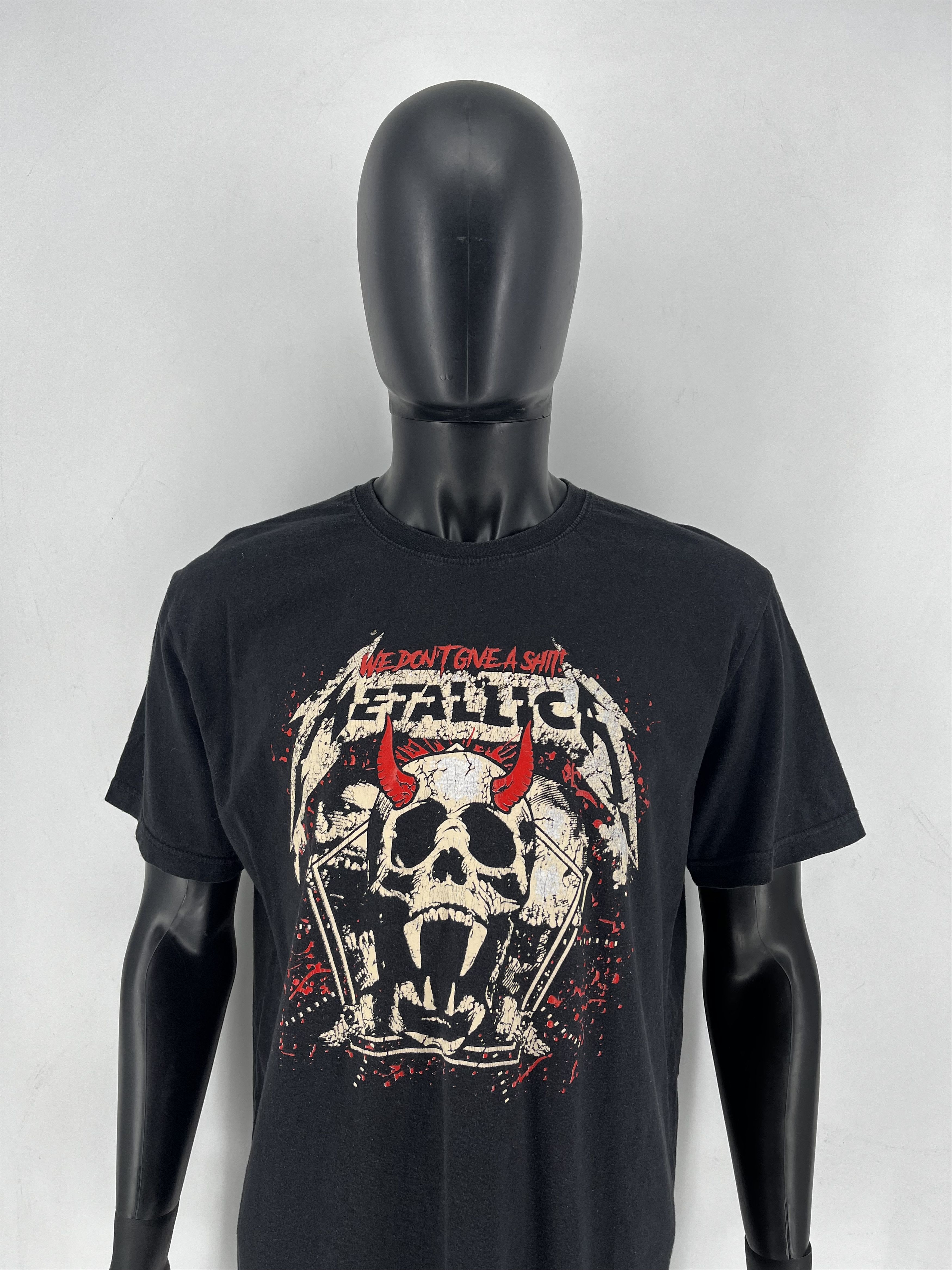 Band Tees Vintage 90s Y2K Metallica Horror Faded Band Rock Streetwear Size US L / EU 52-54 / 3 - 1 Thumbnail