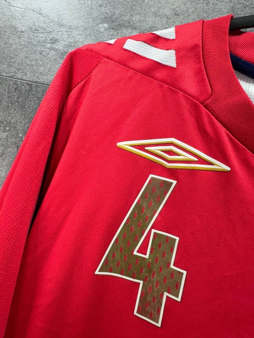Umbro Umbro England 2006-2008 #4 GERRARD Football Soccer Jersey Size US L / EU 52-54 / 3 - 4 Thumbnail