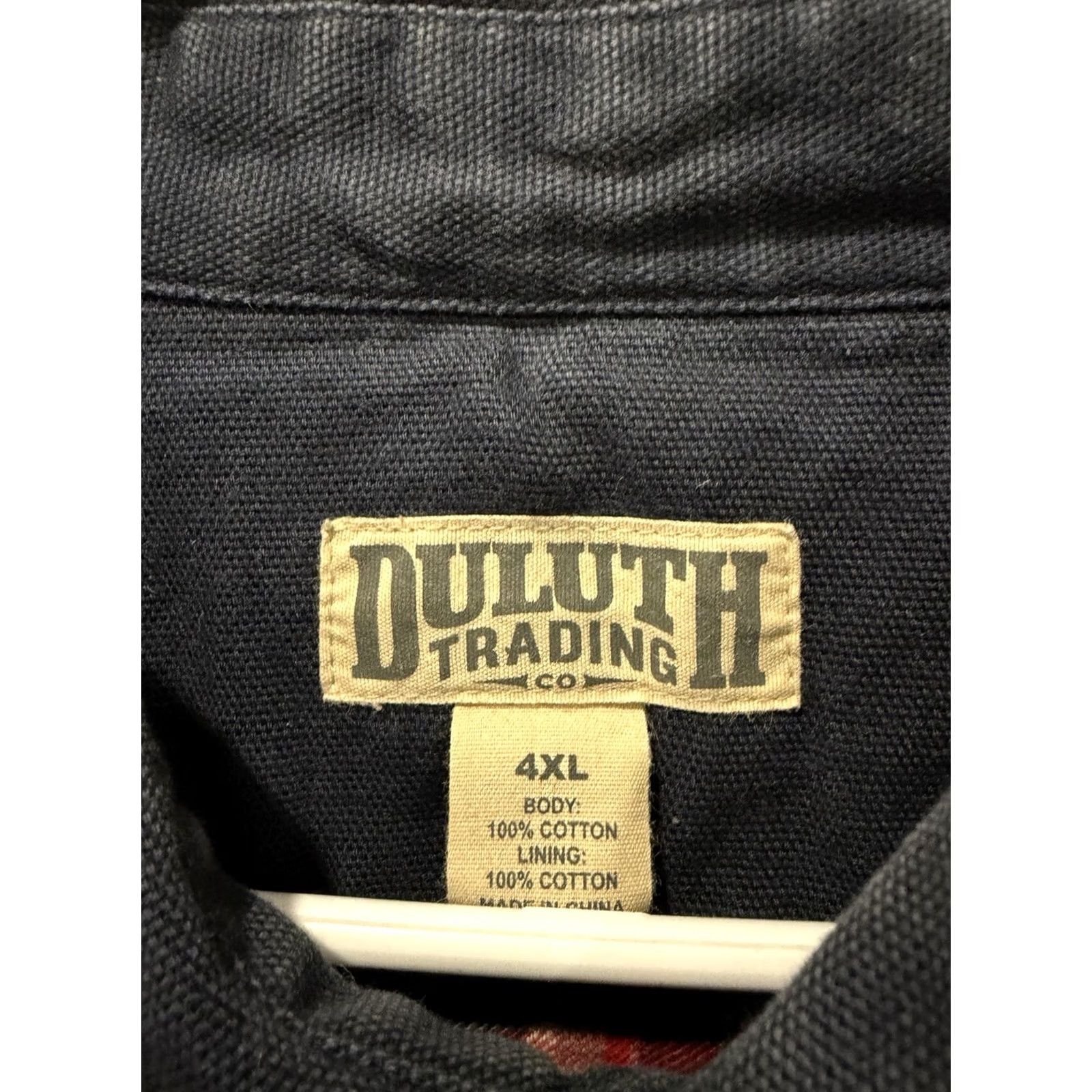 Vintage Duluth Shacket Jacket Mens 4XL Blue Fire Hose Cotton Lined 5 Pockets Snap Front Size US XXL / EU 58 / 5 - 4 Thumbnail
