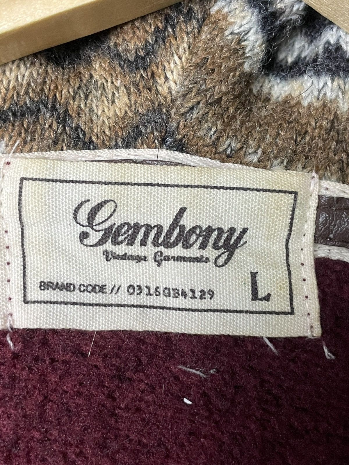Japanese Brand × Vintage GEMBONY Vintage Garments Hooded Zipper Jacket (82) Size US L / EU 52-54 / 3 - 8 Thumbnail