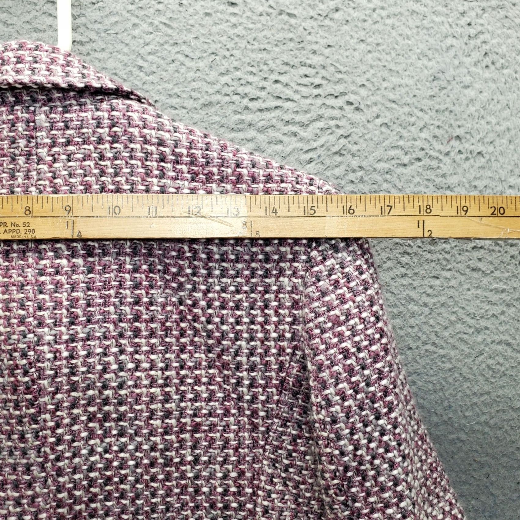 Talbots Talbots Tweed Blazer Jacket Womens Petite 6 Multicolor Wool Blend Button-Up EUC (optimized for search) Size M / US 6-8 / IT 42-44 - 3 Thumbnail