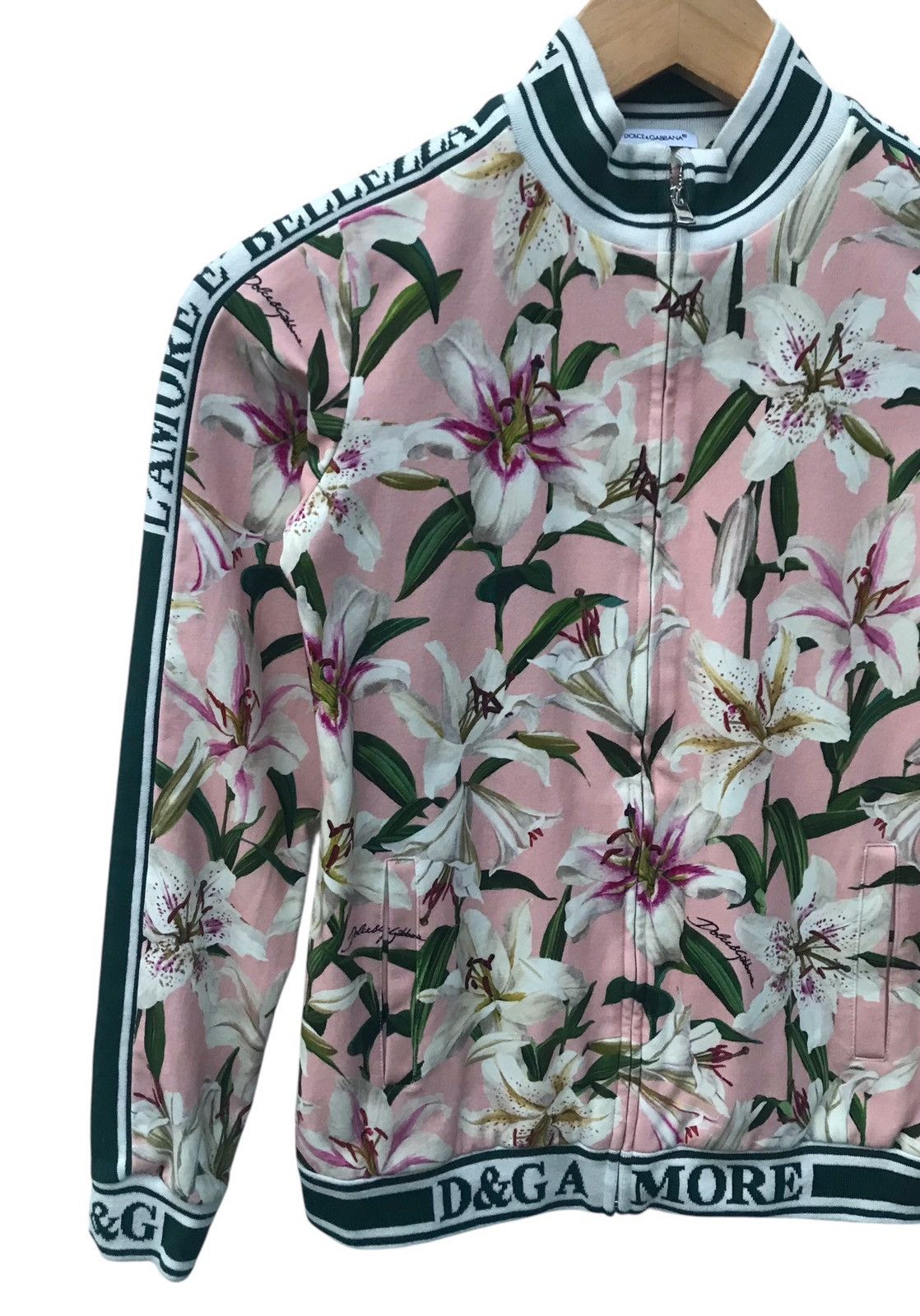 Dolce & Gabbana Dolce & Gabbana Lily Floral Overprinted Sweater Size XS / US 0-2 / IT 36-38 - 5 Thumbnail