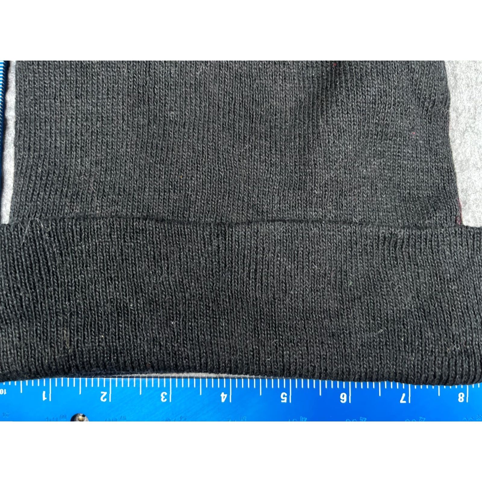Vintage High Desert Winter Wear Beanie Toque Adult One Size Black Acrylic Blend Hat Unisex Adults Winter Wear Ski Skate Theme Mens Womens Size ONE SIZE - 2 Thumbnail