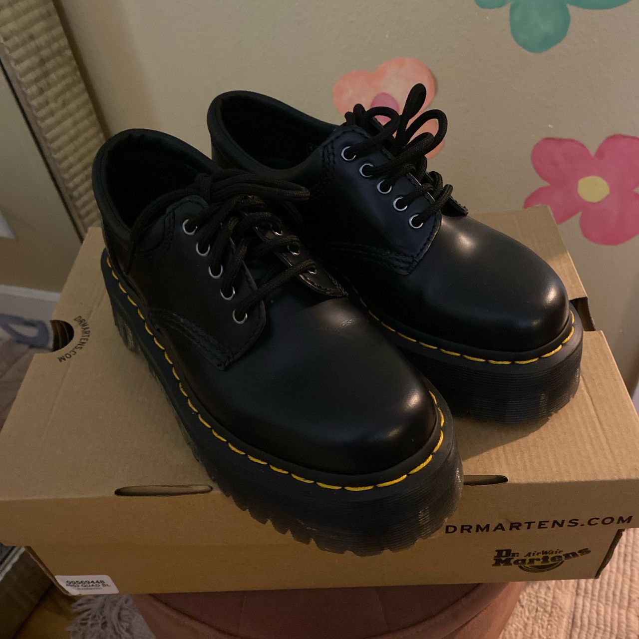 Dr. Martens Dr. Marten Oxfords 8053 QUAD BLACK Size US 6.5 / IT 36.5 - 3 Thumbnail