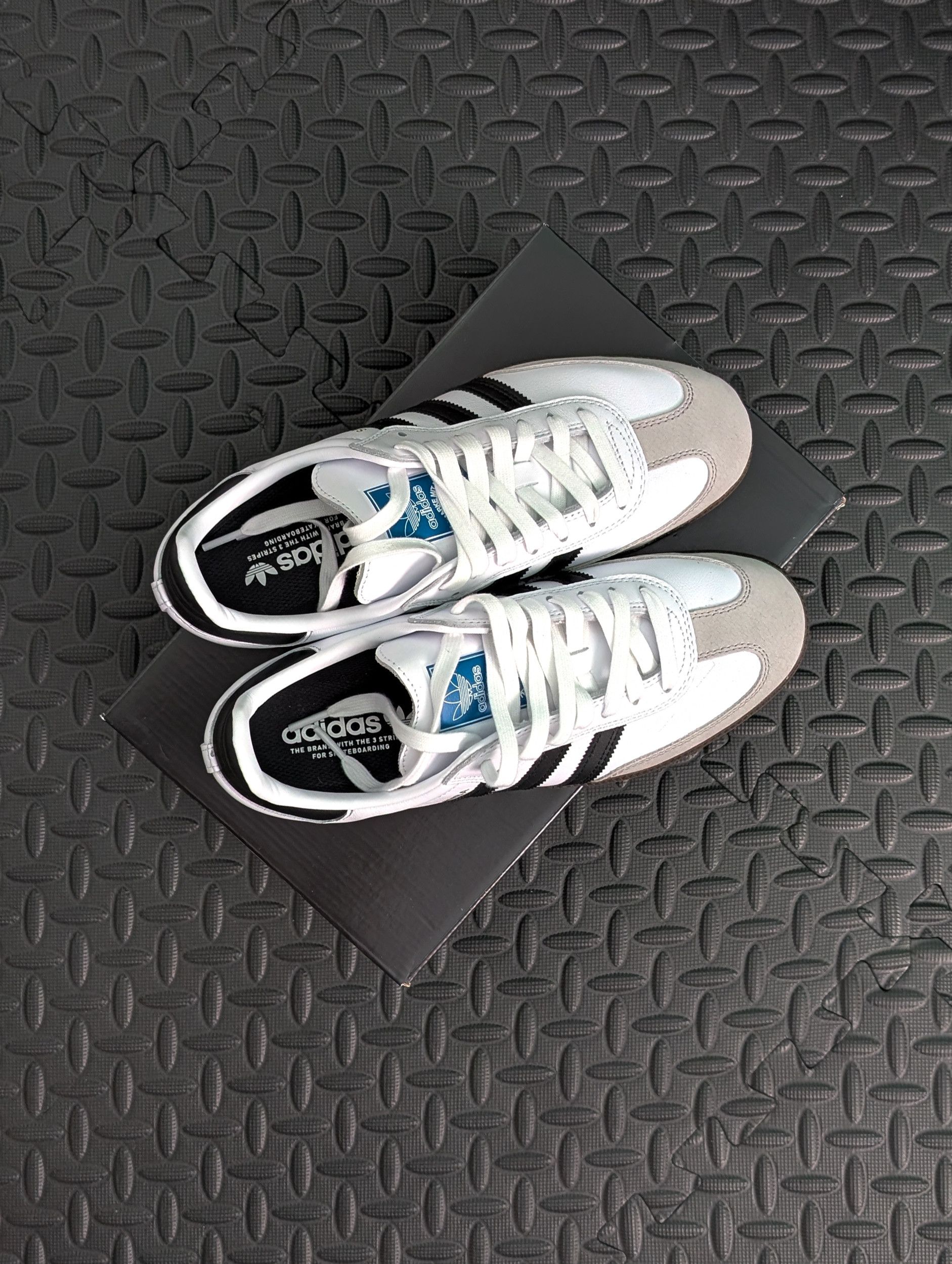Adidas Samba ADV Shoes - Cloud White / Core Black / Gum Size US 8.5 / EU 41-42 - 5 Thumbnail