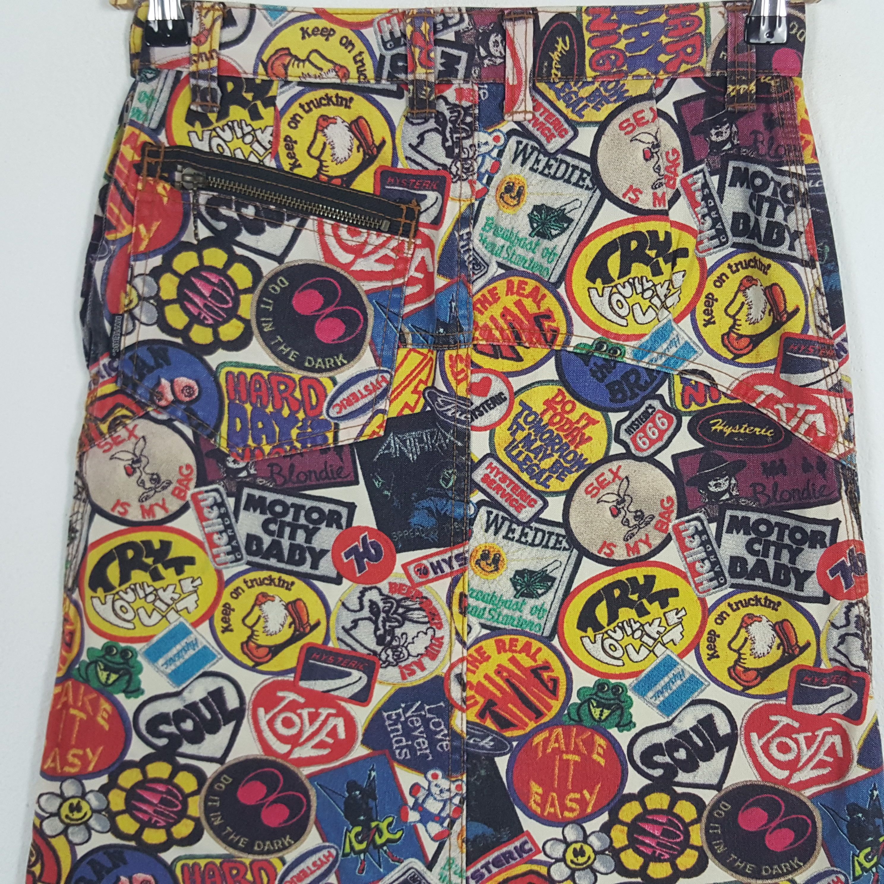 Hysteric Glamour × Vintage Vintage Hysteric Glamour Japanese Brand Fullprint Skirts Size 26" / US 2 / IT 38 - 5 Thumbnail