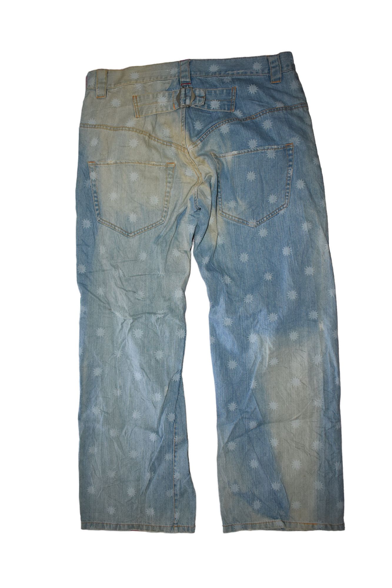 If Six Was Nine × Issey Miyake × Japanese Brand VINTAGE SUNOAKUWAHARA BY ISSEY MIYAKE DENIM JEANS SIZE 33 Size US 33 - 6 Thumbnail
