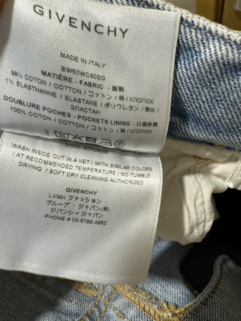 Givenchy Givenchy Size26 Washed Distressed Denim Pants Casual Pants Size 26" / US 2 / IT 38 - 8 Thumbnail