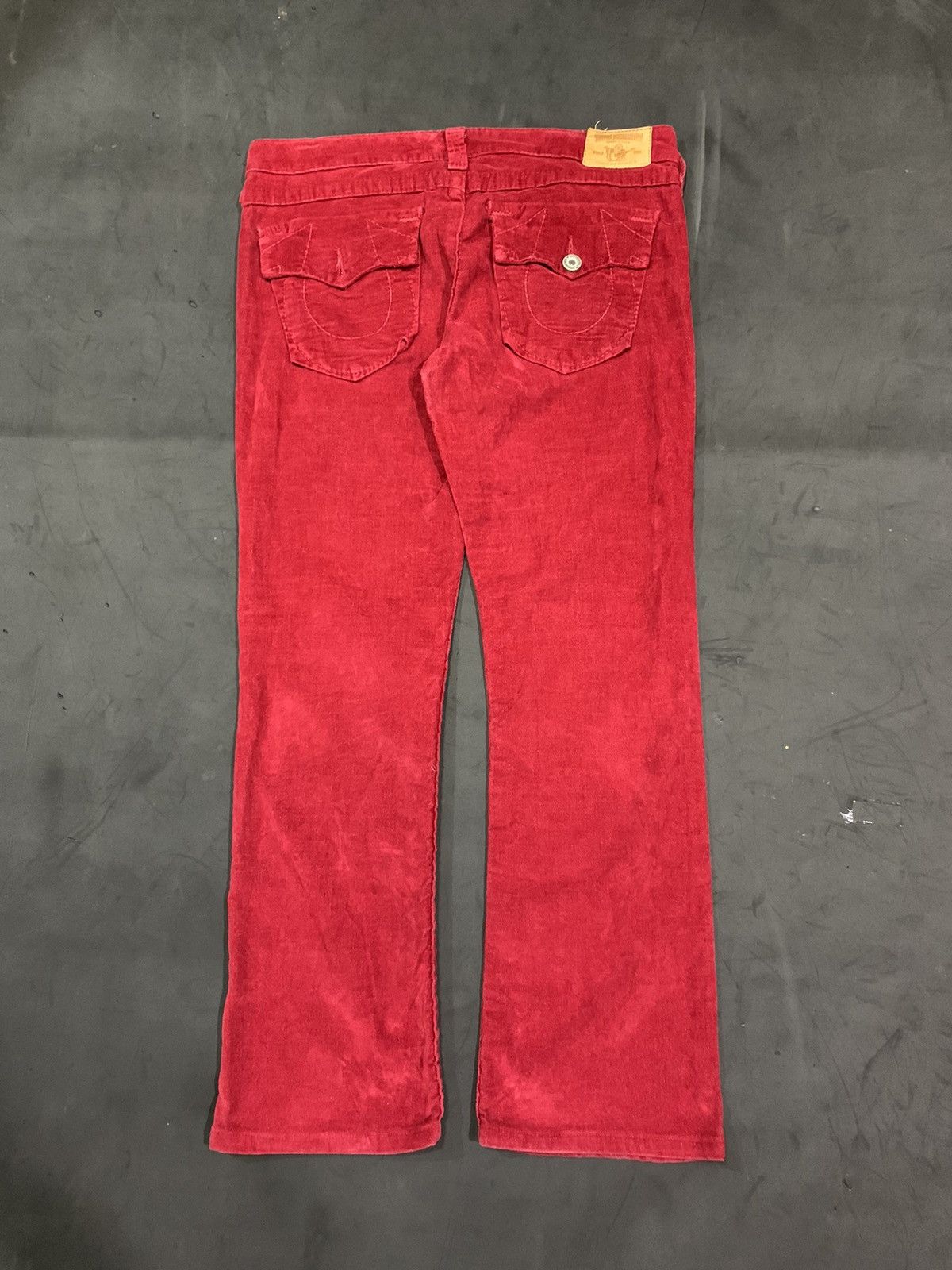 Ed Hardy × Tornado Mart × True Religion 💸BINDINGOFFER💸True religion flared red velvet Size 32" / US 10 / IT 46 - 2 Thumbnail