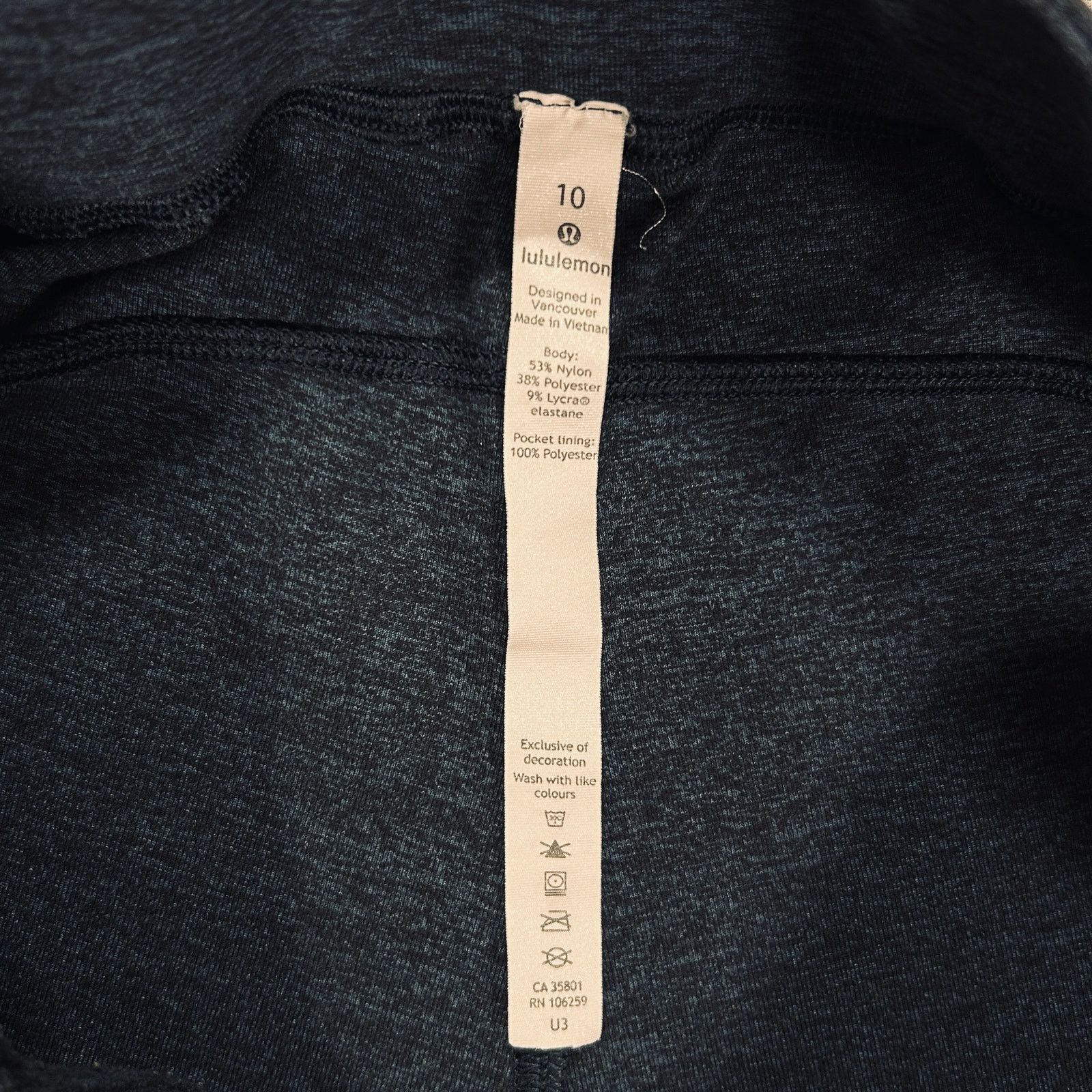 Lululemon Lululemon Ready to Rulu blue heathered joggers womens sz 10 Size 32" / US 10 / IT 46 - 4 Thumbnail