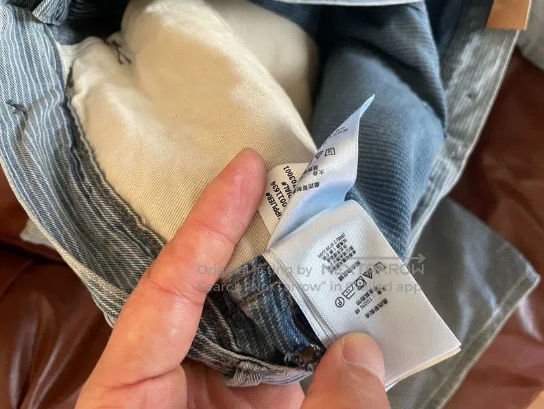 RRL Ralph Lauren RRL Ralph Lauren Patchwork striped pants, work pants, jean Size US 32 / EU 48 - 8 Thumbnail
