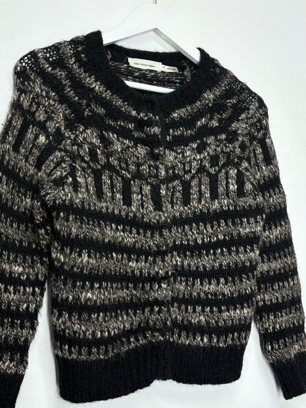 Isabel Marant Isabel Marant Etoile Superkid Mohair Snap Button Sweater Size XS / US 0-2 / IT 36-38 - 3 Thumbnail