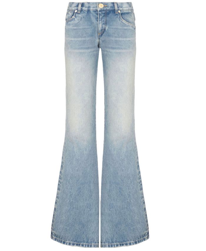 Balmain o1y0625 Denim Pant in Light Blue Size 28" / US 6 / IT 42 - 1 Thumbnail