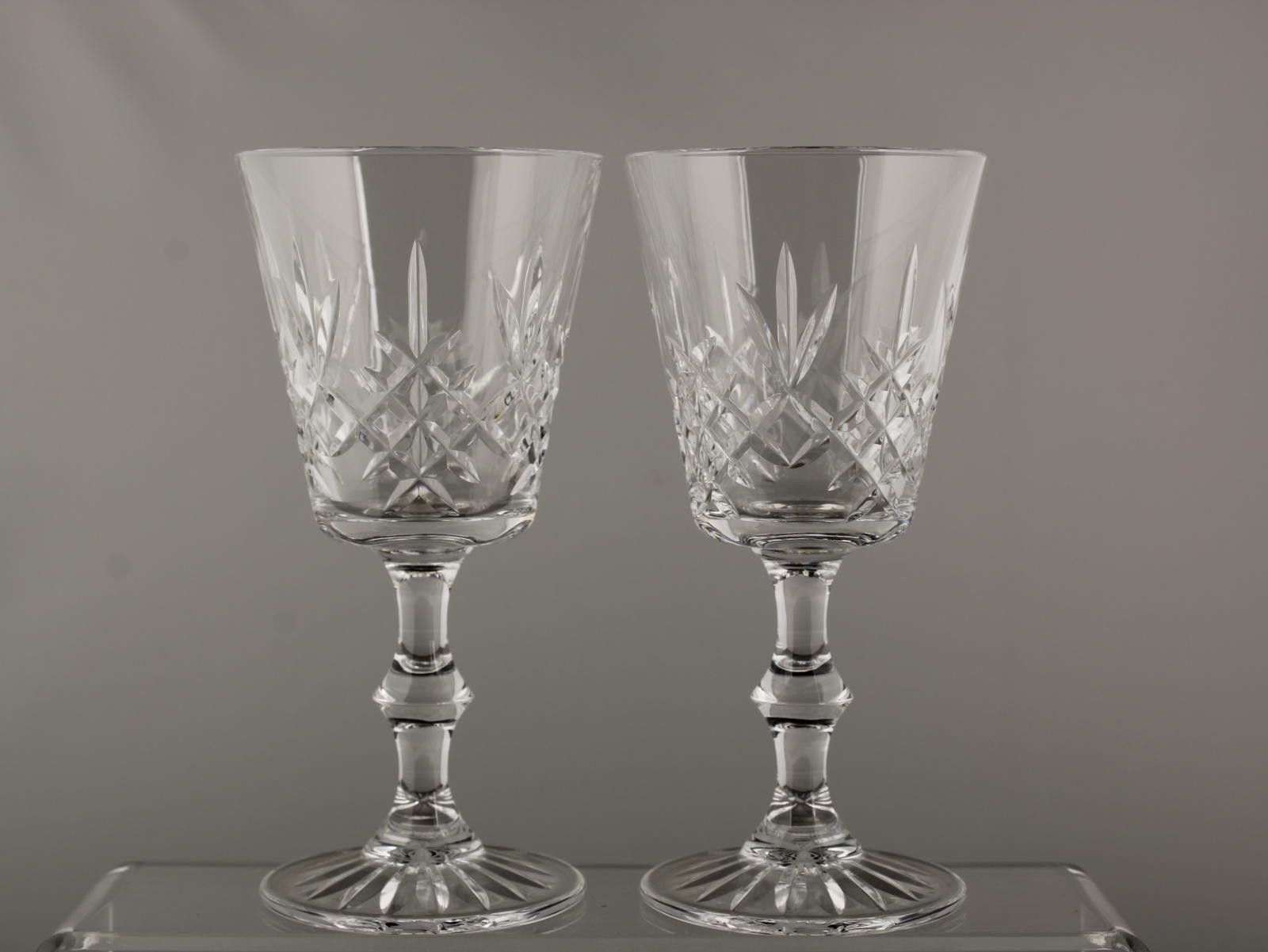 Other Edinburgh Crystal Lomond Cut Claret Wine Glass Set of 2 Size ONE SIZE - 2 Thumbnail
