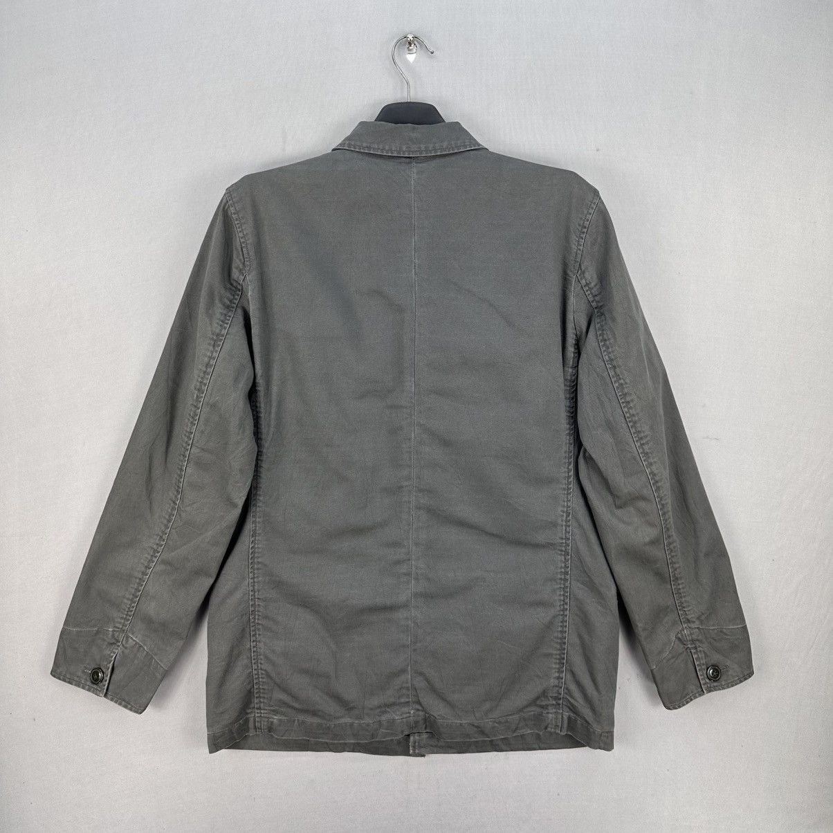 Japanese Brand Vintage 90's First Down Cotton Canvas Jacket Size US L / EU 52-54 / 3 - 4 Thumbnail