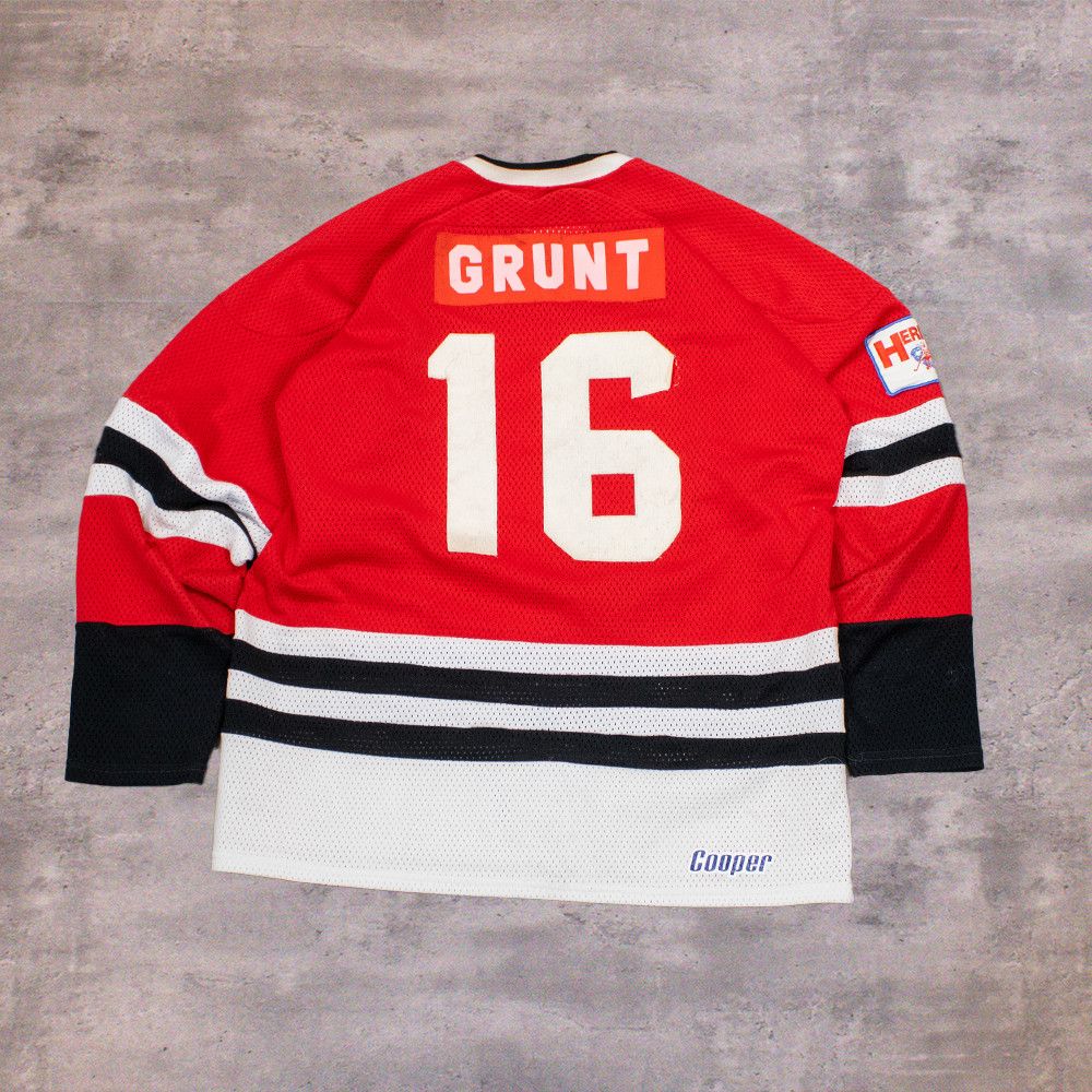 Vintage Vintage 1990's 90's Calgary Gear's Red Oversize Red Jersey Size US XL / EU 56 / 4 - 2 Thumbnail
