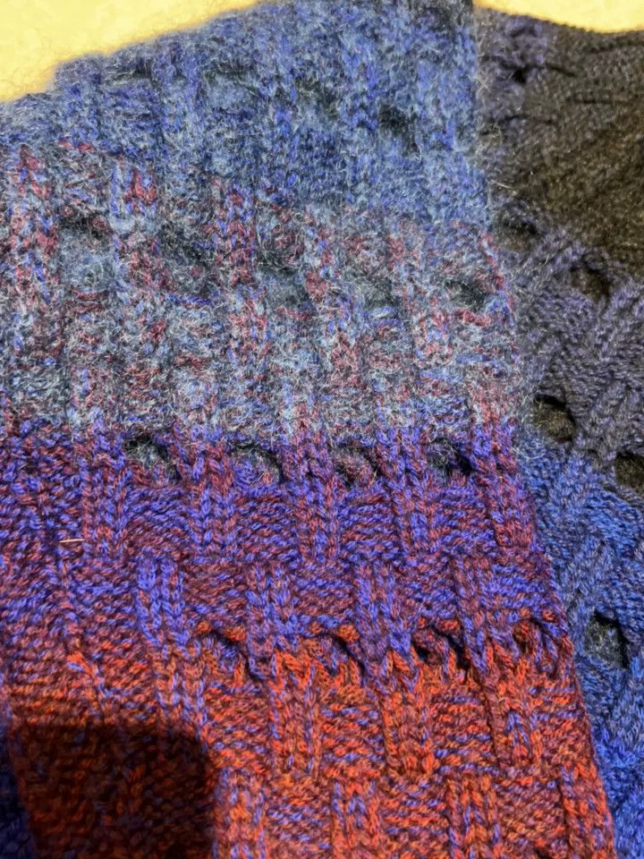 Kenzo KENZO Gradient Openwork Knitted Sweater, Size S, Wool Size S / US 4 / IT 40 - 2 Thumbnail