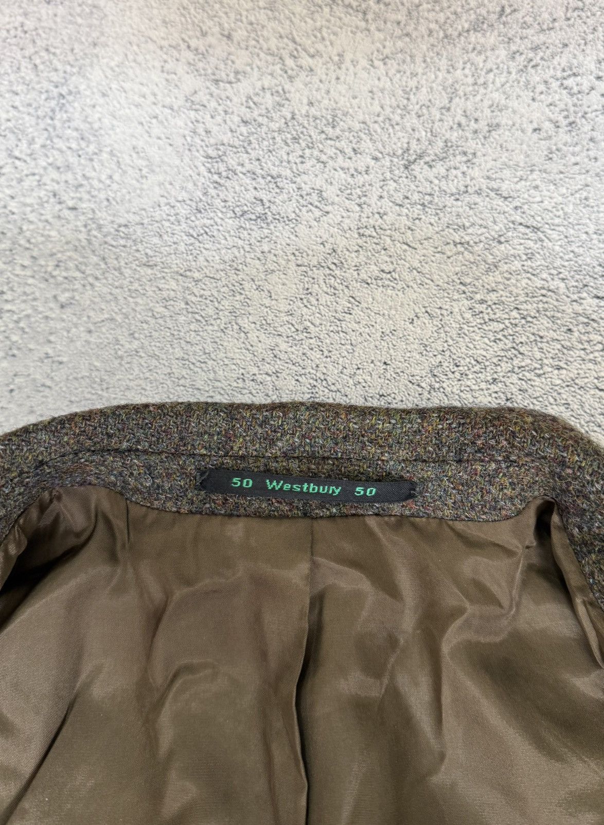 Harris Tweed Harris Tweed Men Blazer Jacket Westbury Wool Size50 Vintage Size 40R - 6 Thumbnail