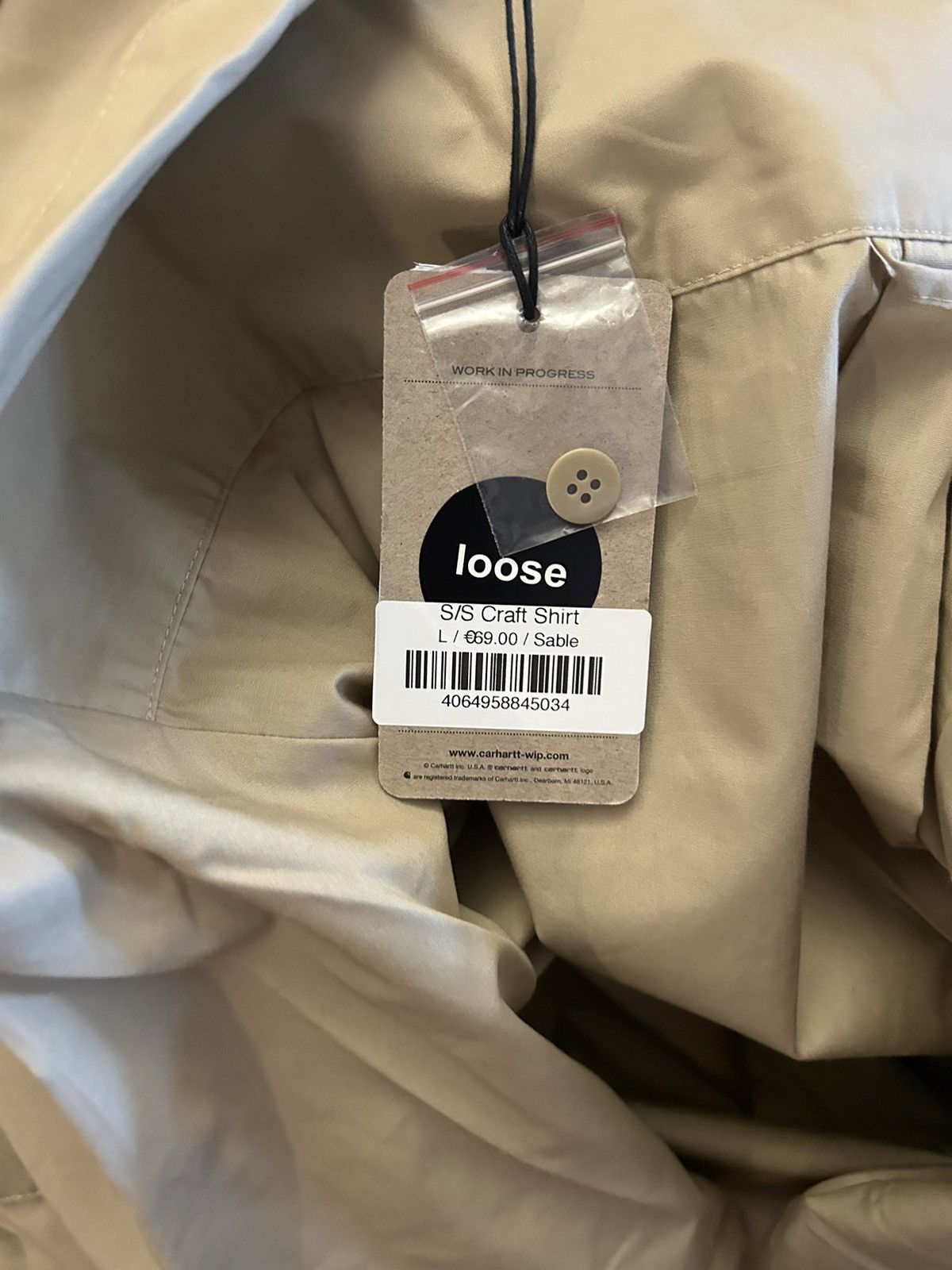 Carhartt × Vintage Carhartt Craft WIP Sable Beige Size US L / EU 52-54 / 3 - 4 Thumbnail