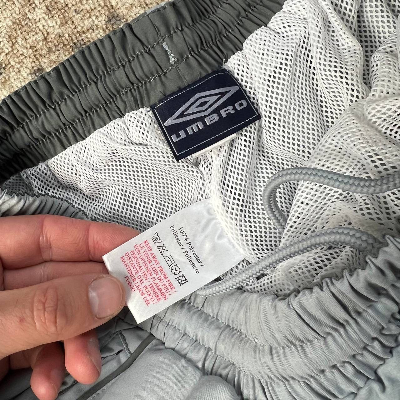 Umbro Umbro Big Embroidered Logo Vintage Y2K Baggy Track Pants Size US 34 / EU 50 - 7 Thumbnail