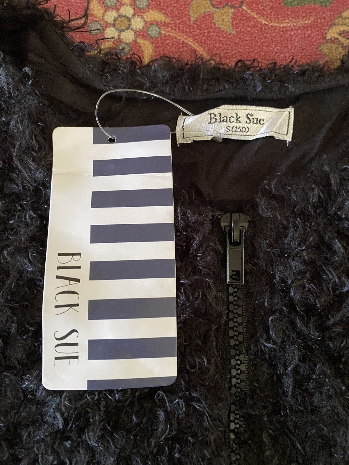 Beauty Beast Japanese Brand Black Sue Zipper Fleece Jacket Size US S / EU 44-46 / 1 - 4 Thumbnail