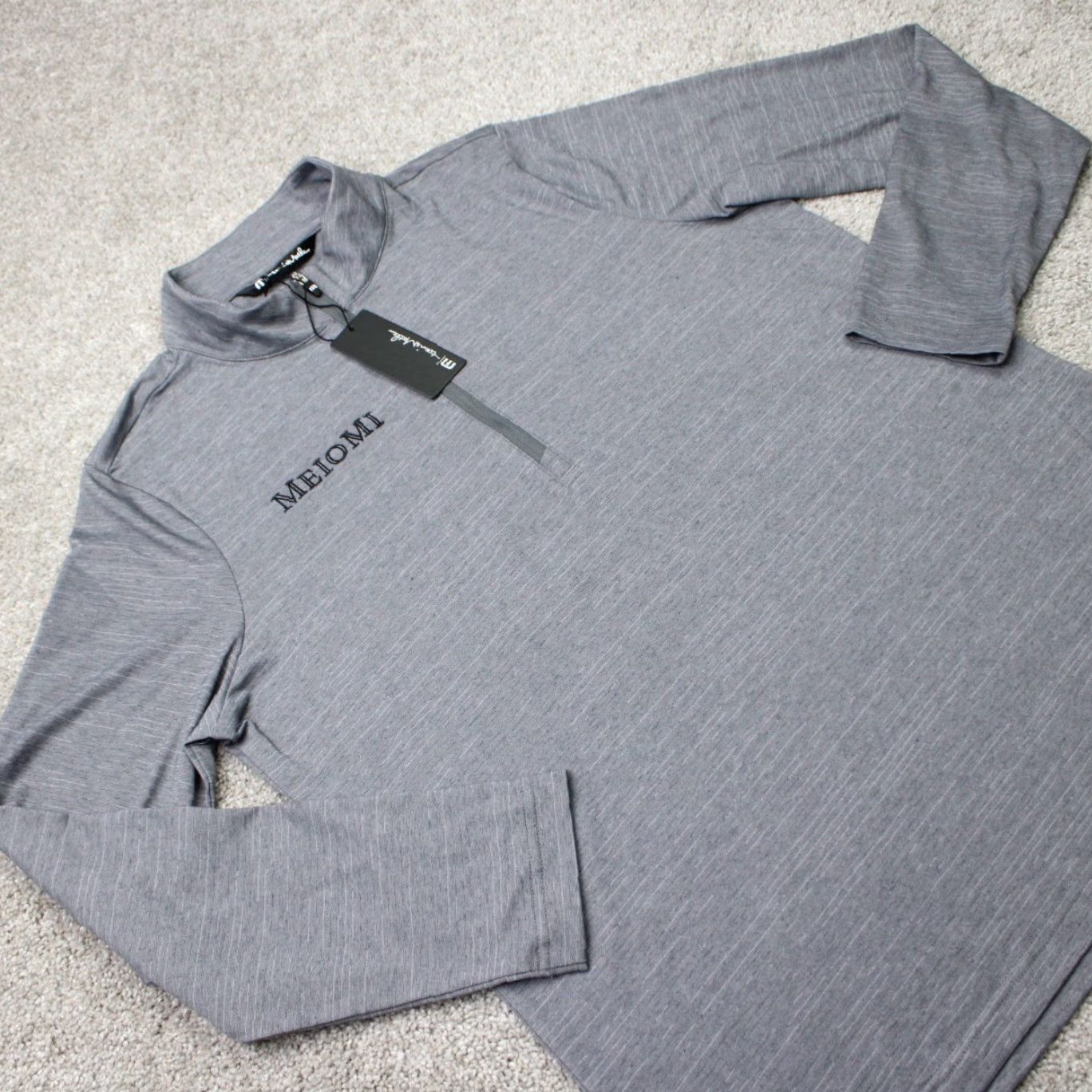 TravisMathew Travis Mathew Sweatshirt NWT Women Large Gray Crestview 1/4 Zip Golf Long Sleeve Size L / US 10 / IT 46 - 6 Thumbnail