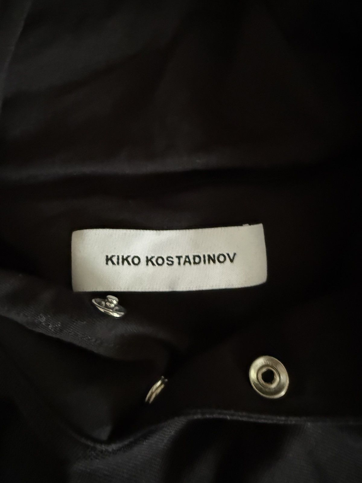Kiko Kostadinov Inex Hooded Top Black 44 Size US S / EU 44-46 / 1 - 4 Thumbnail