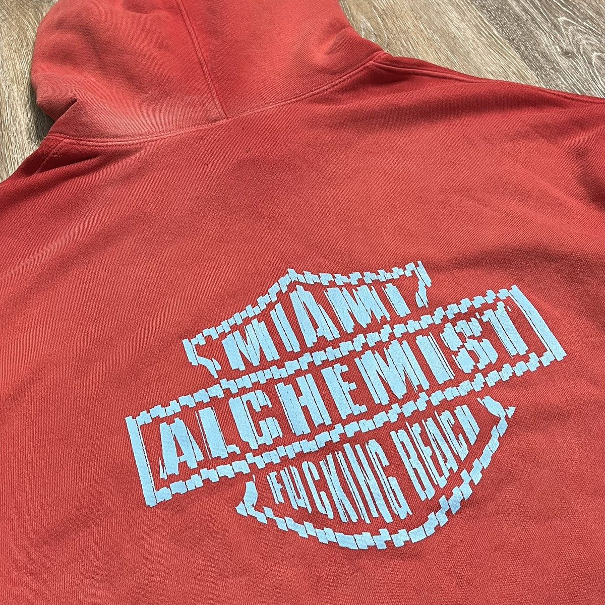 Alchemist distressed alchemist miami beach hoodie Size US M / EU 48-50 / 2 - 3 Thumbnail