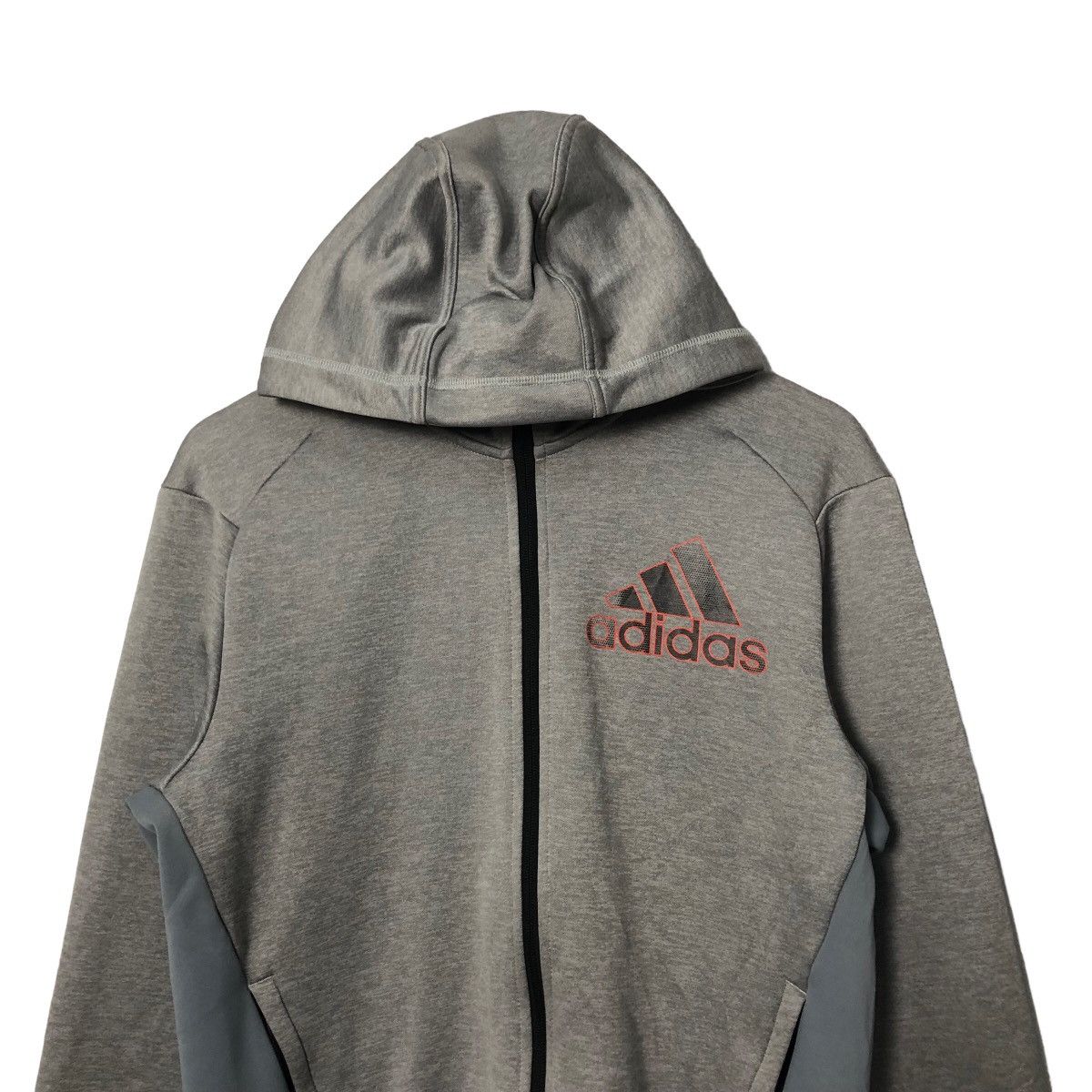 Vintage Vintage Adidas Big Logo Zipper Ups Hoodie Jacket Size US M / EU 48-50 / 2 - 4 Thumbnail