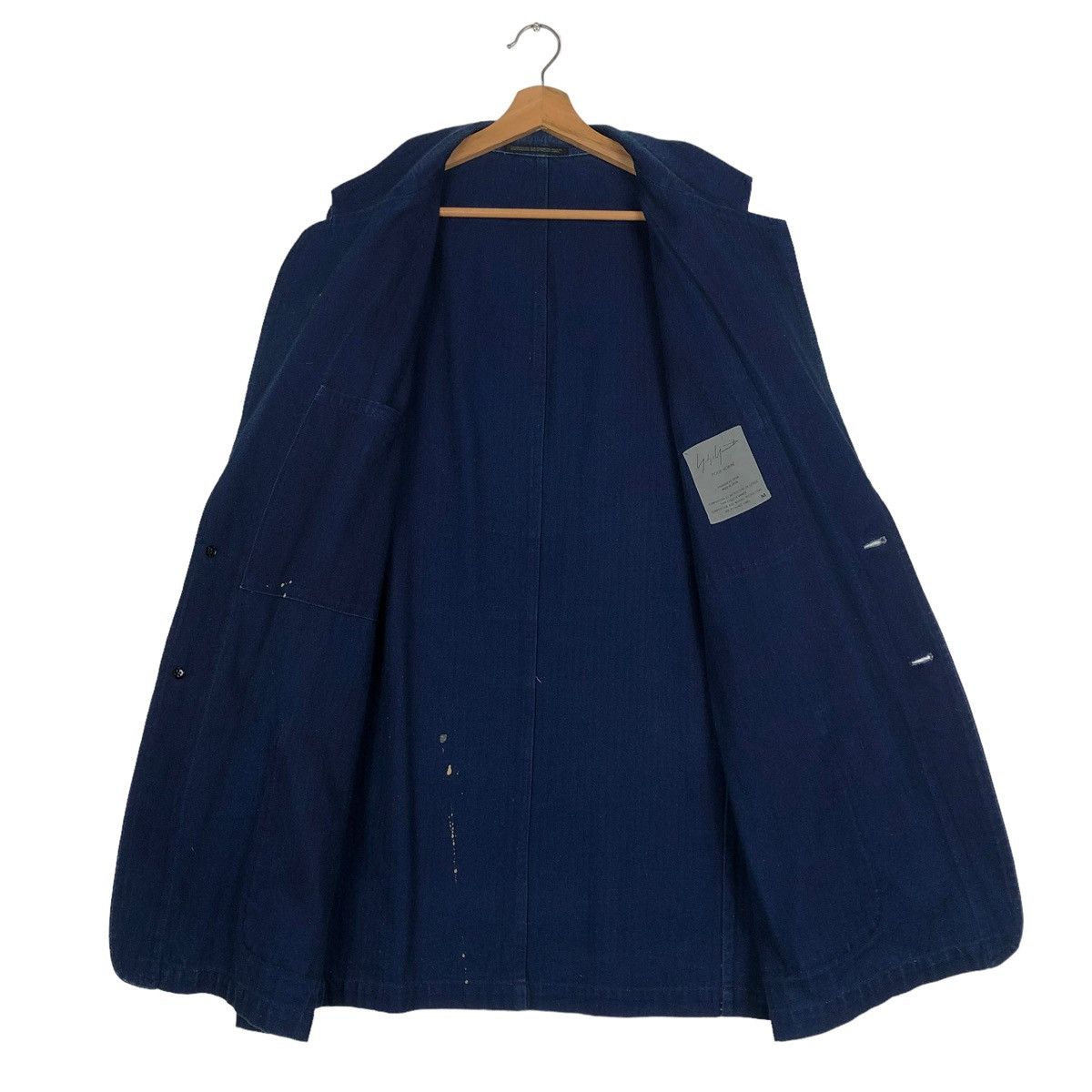 Yohji Yamamoto AUTUMN WINTER 1996 YOHJI YAMAMOTO POUR HOMME DENIM OVERSIZE Size US M / EU 48-50 / 2 - 13 Thumbnail