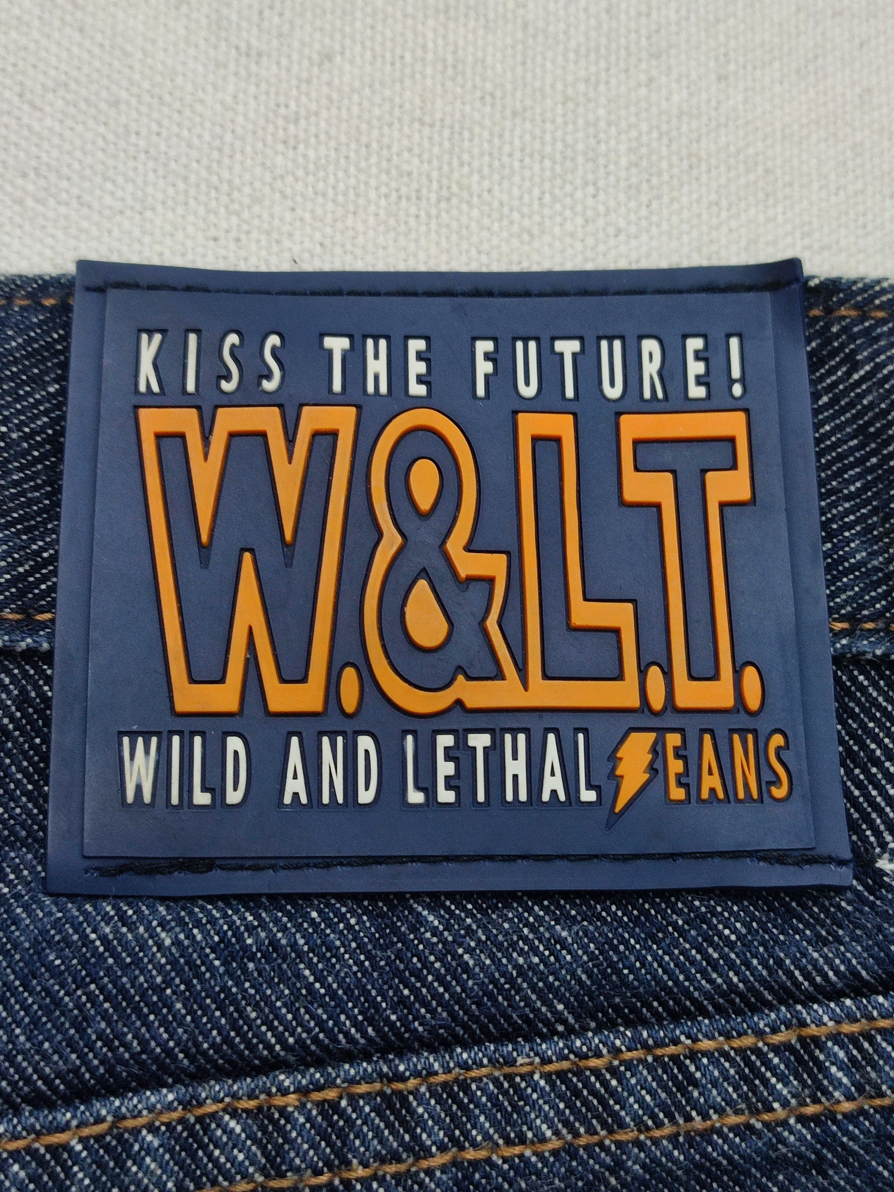W&LT × Walter Van Beirendonck W&LT Kiss The Future Women Jeans Size 29" - 7 Thumbnail