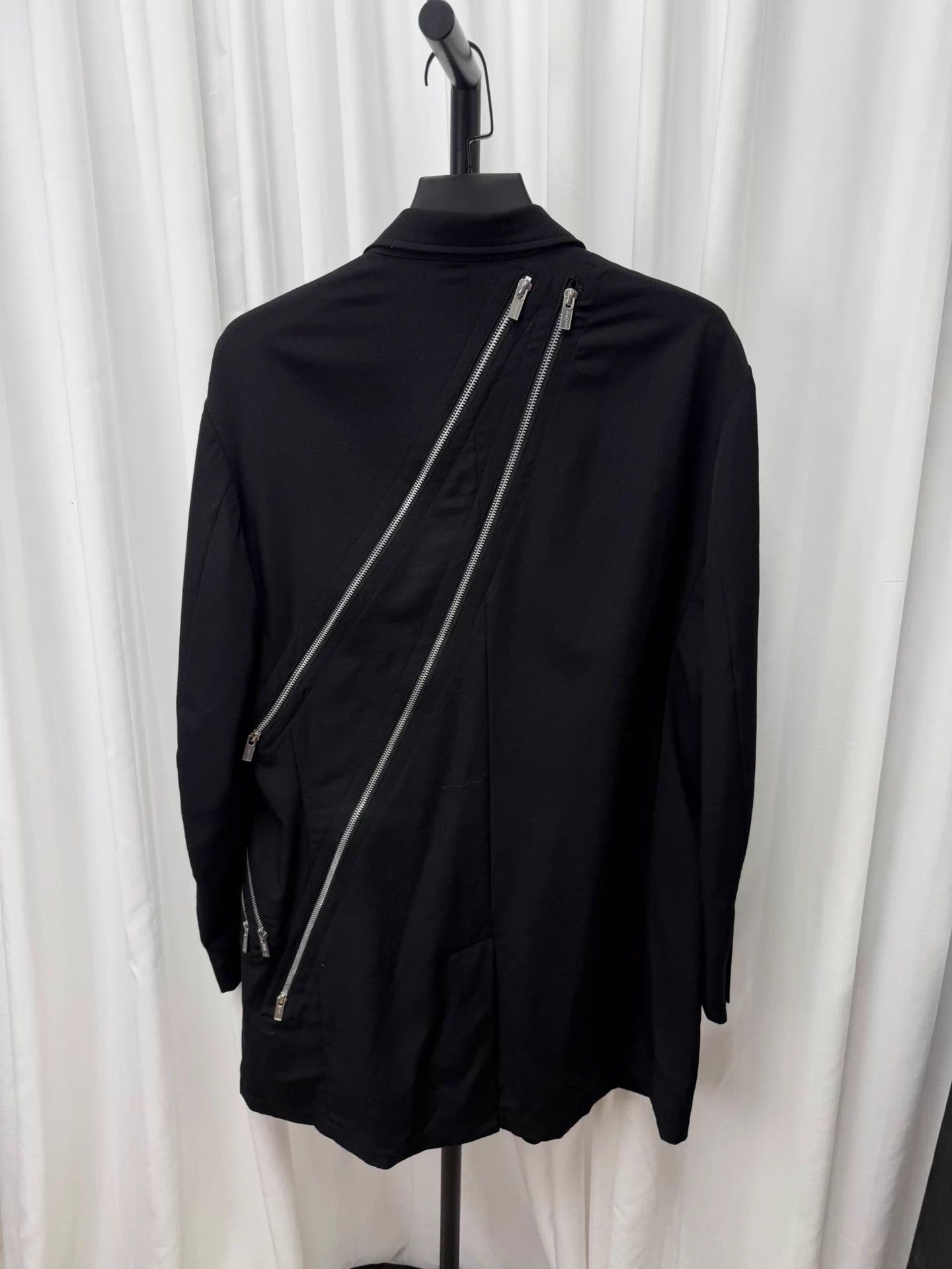 Yohji Yamamoto Yohji Yamamoto pour homme Zipper Wool Suit Size US L / EU 52-54 / 3 - 2 Thumbnail