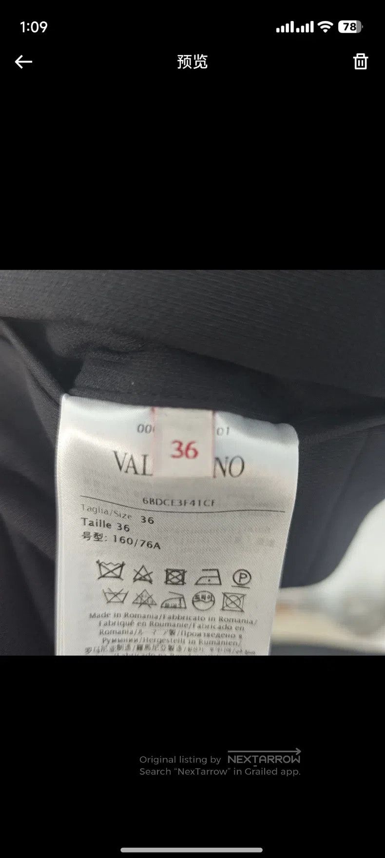 Valentino Valentino Black double-breasted blazer Size XS / US 0-2 / IT 36-38 - 4 Thumbnail