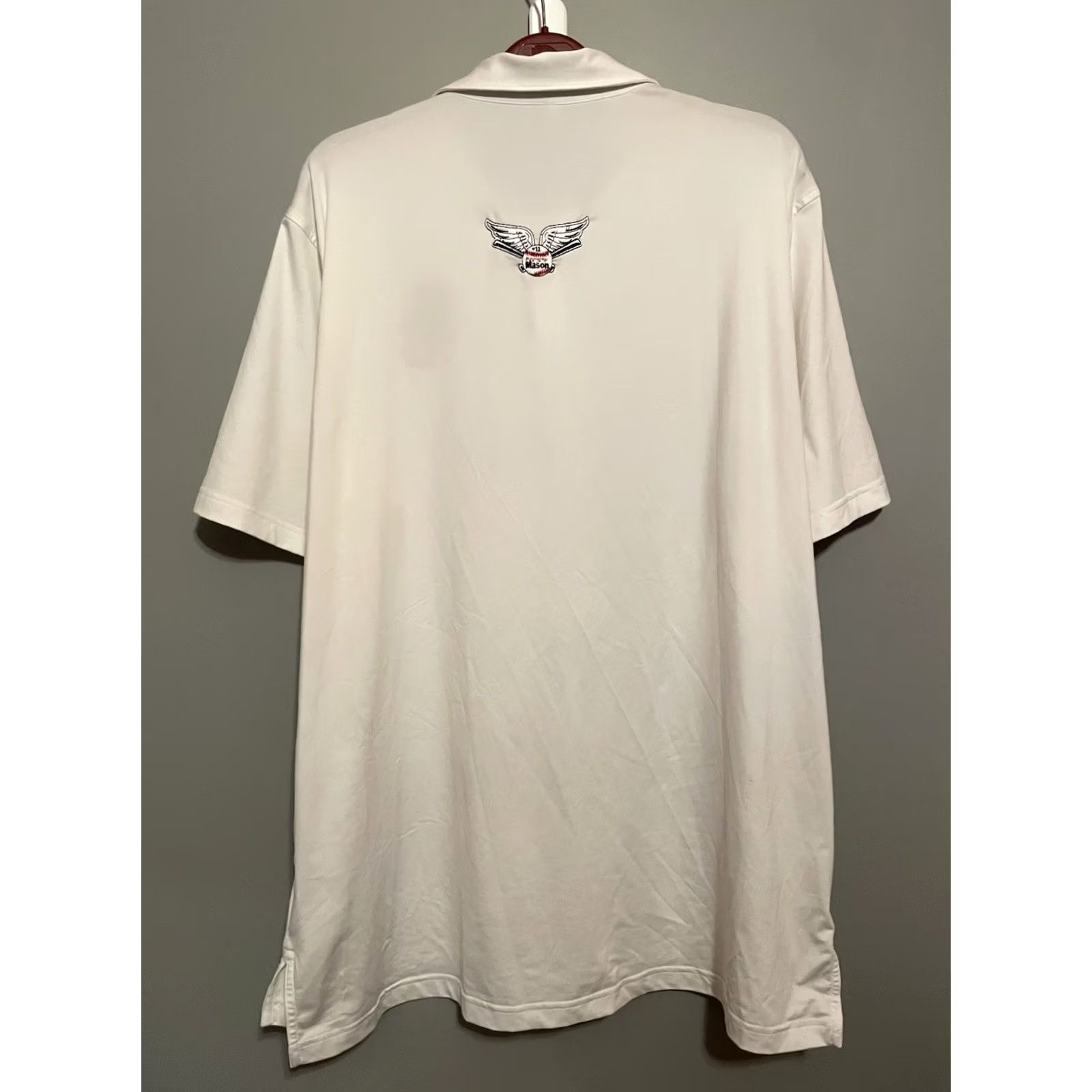 Peter Millar Peter Millar Polo Shirt Mens 2XL White Golf Embroidered Logo Short Sleeve Collared 27” Pit 34” Length Solid Knit Cotton Blend Regular Fit Size US XXL / EU 58 / 5 - 5 Thumbnail