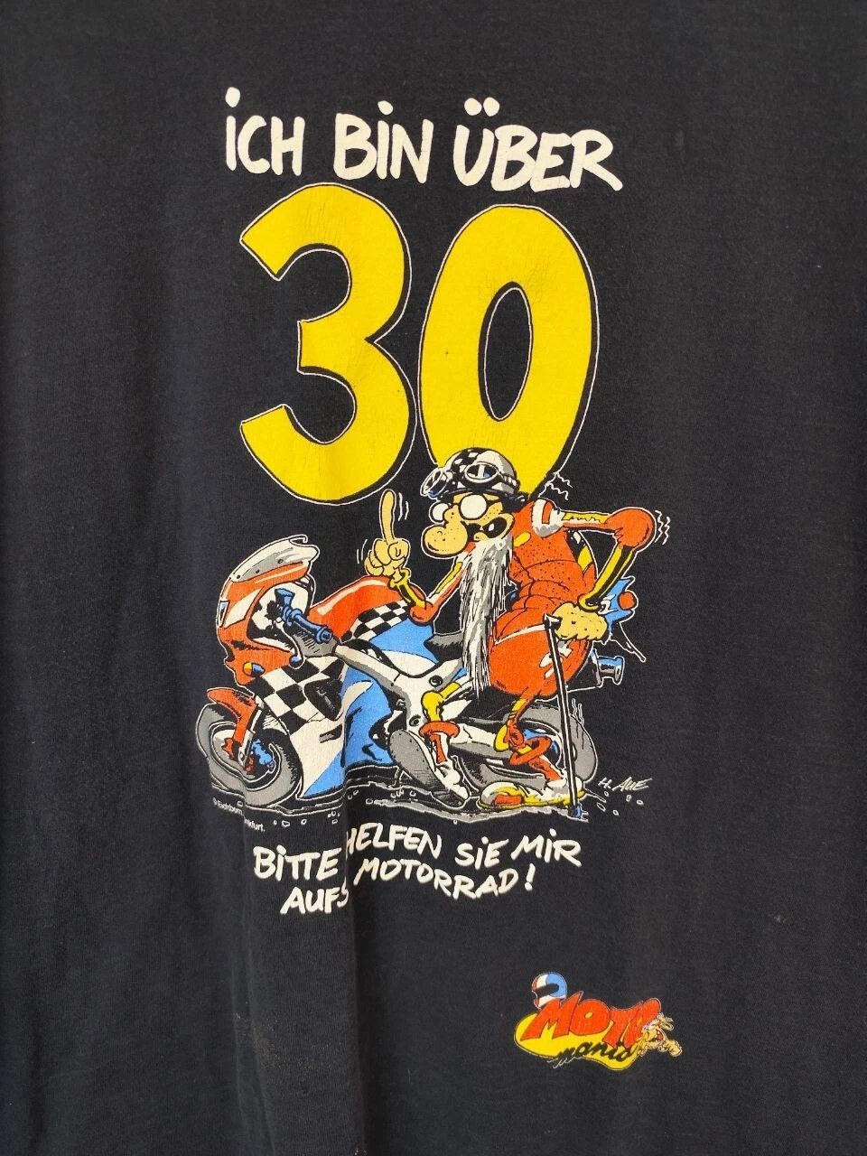 Fruit Of The Loom T-Shirt Ich bin über 30 Moto Mania Size XL Mens Size US XL / EU 56 / 4 - 3 Thumbnail