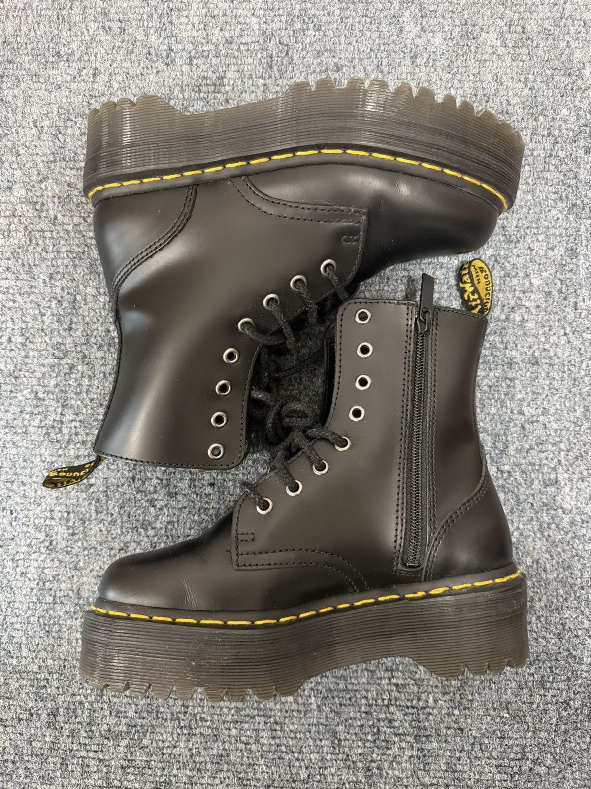 Dr. Martens JADON 8 EYE BOOT BLACK Size UK 4 Size US 6.5 / IT 36.5 - 4 Thumbnail