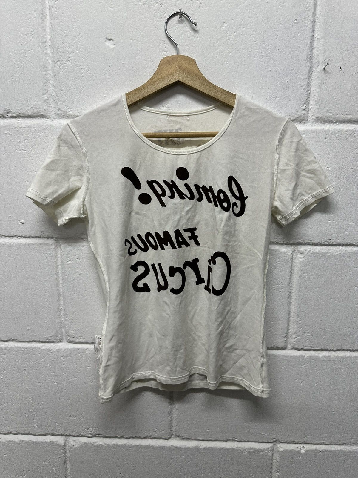 John Galliano S/S 1997 John Galliano “The Circus Collection” Dirty T-Shirt Size S / US 4 / IT 40 - 8 Thumbnail