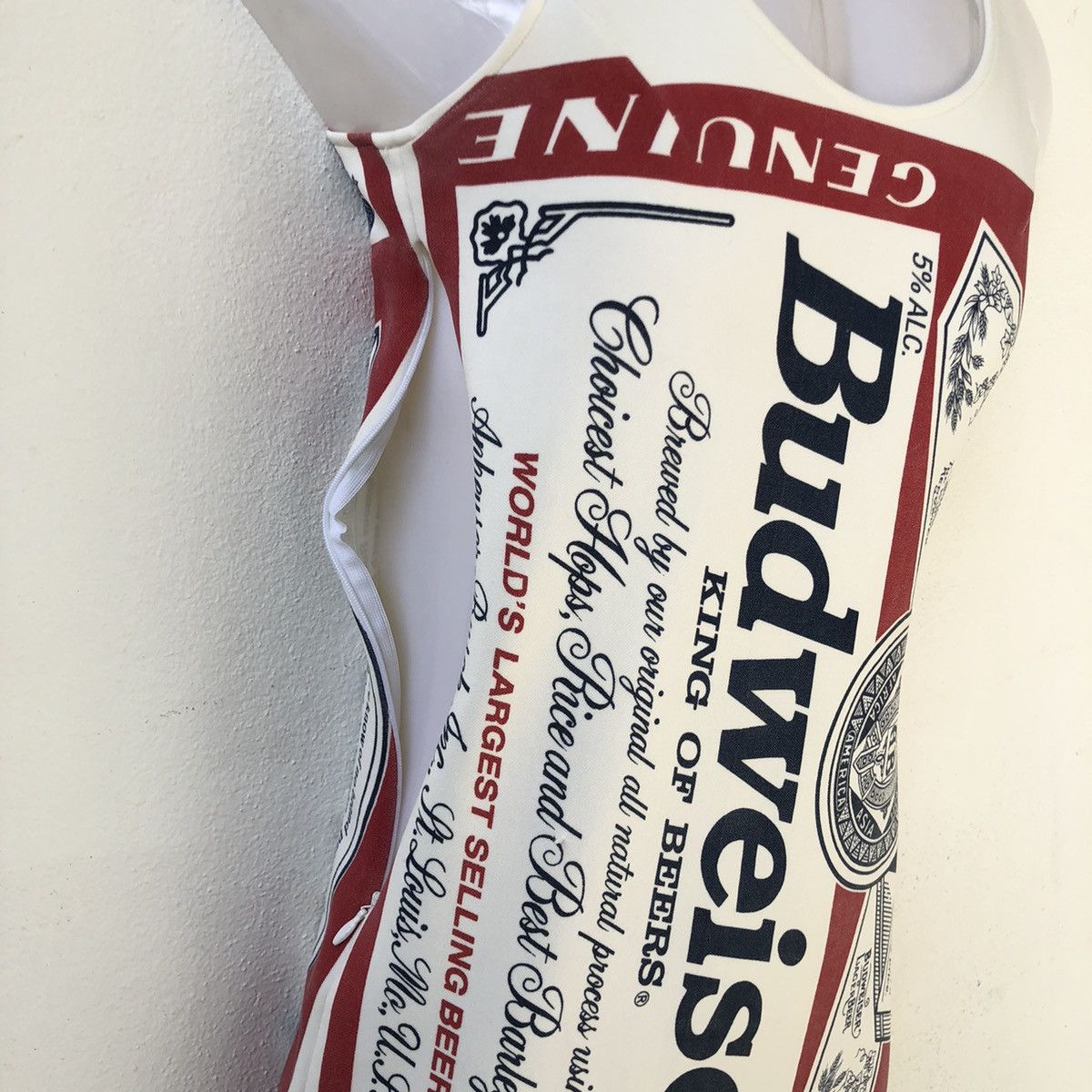 Vintage vintage BUDWEISER mini dress Size S / US 4 / IT 40 - 5 Thumbnail