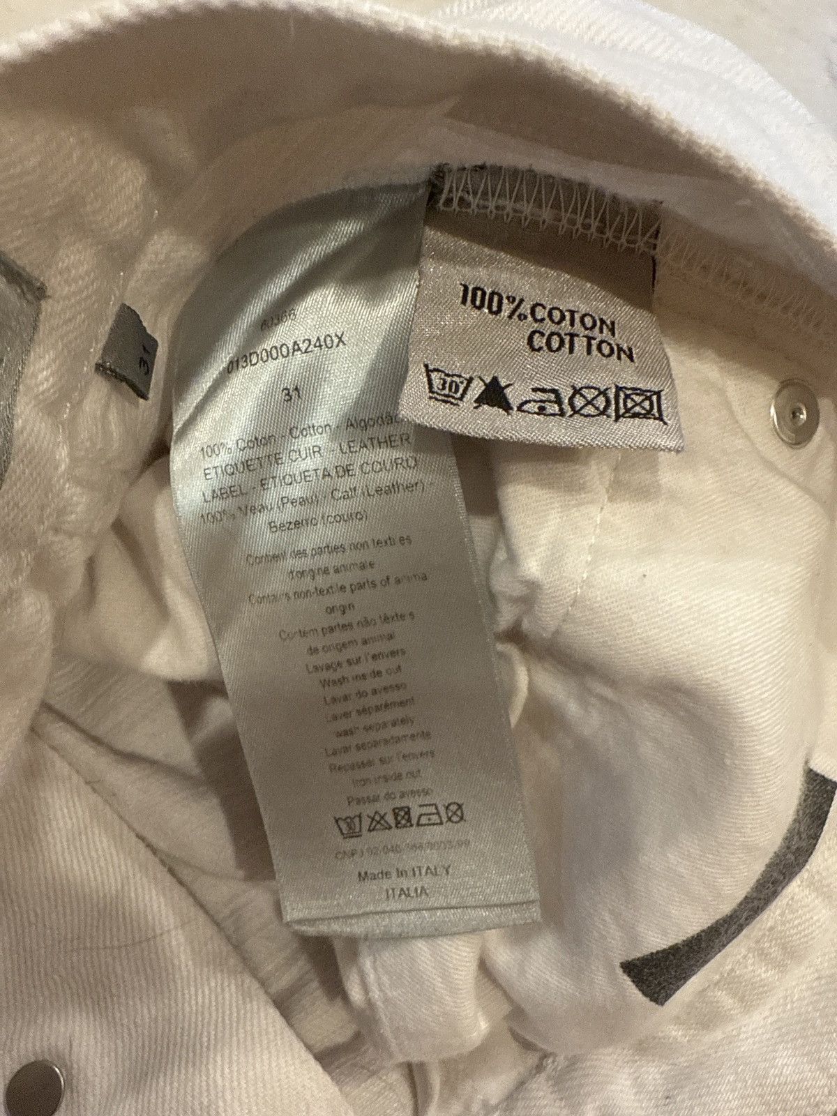 Dior White Dior Jean Size US 31 - 3 Thumbnail