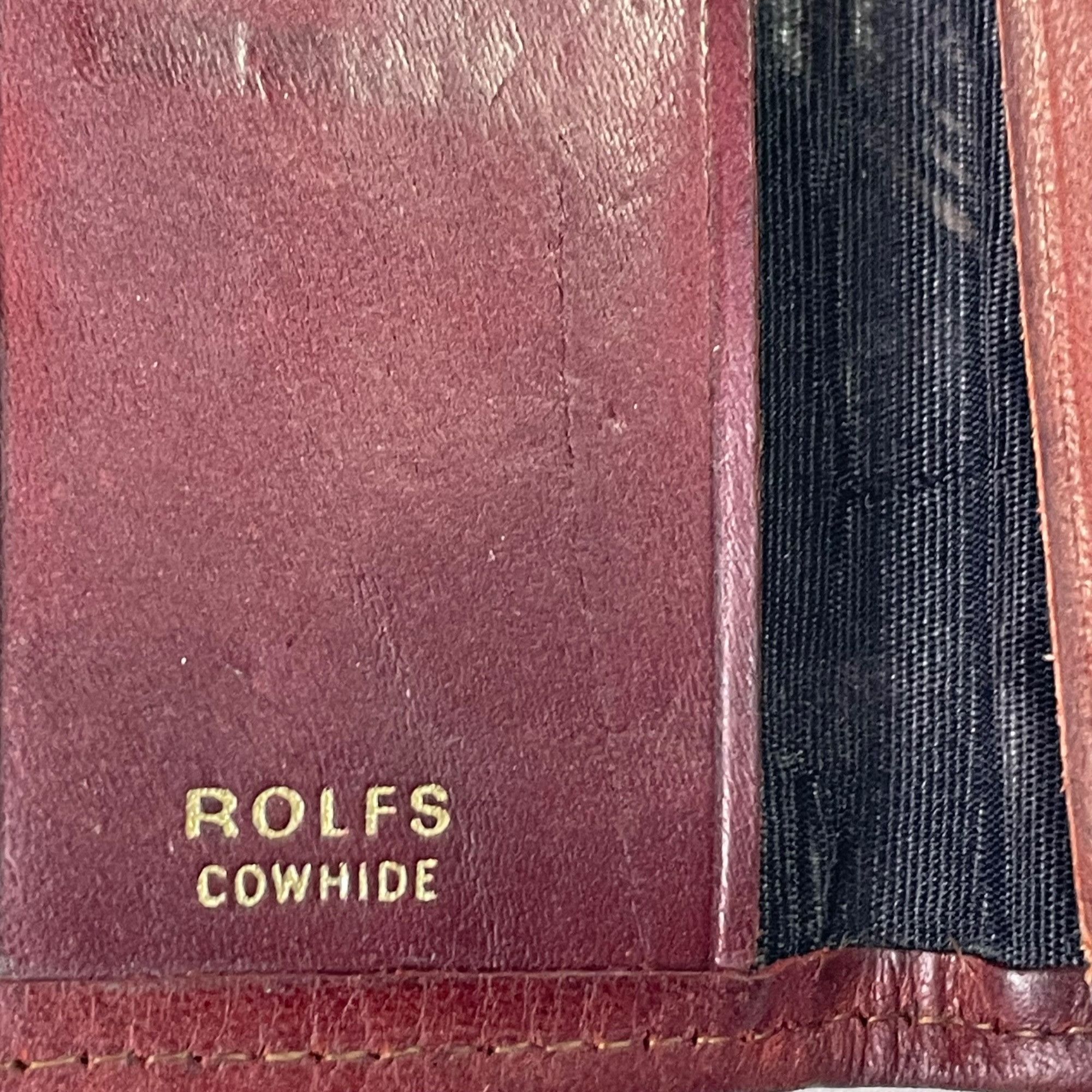 Vintage Vintage Rolfs Tri Fold Key Caddy Key Holder Leather Cow Hide Size ONE SIZE - 5 Thumbnail