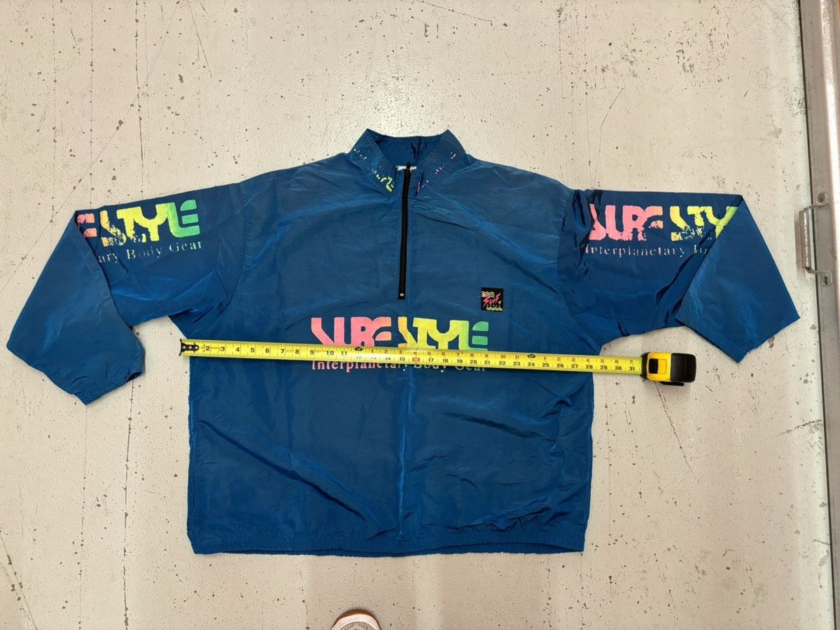Vintage ***FINAL DROP***RARE 90s SURF STYLE OVERSIZED WINDBREAKER OS Size US XXL / EU 58 / 5 - 1 Thumbnail