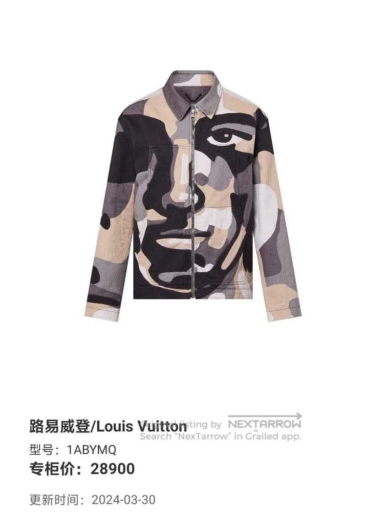 Louis Vuitton Louis Vuitton Geometric Portrait Dark Print Full Zipper De Size US L / EU 52-54 / 3 - 6 Thumbnail