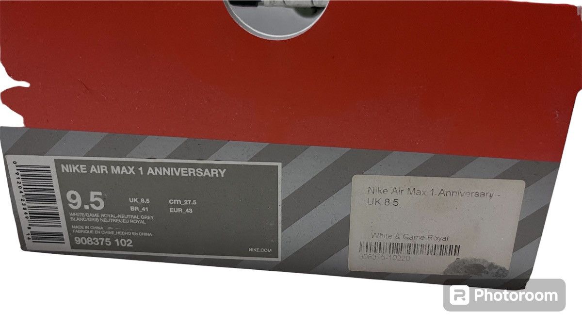 Nike Nike Air Max 1 Anniversary Size US 9.5 / EU 42-43 - 5 Thumbnail